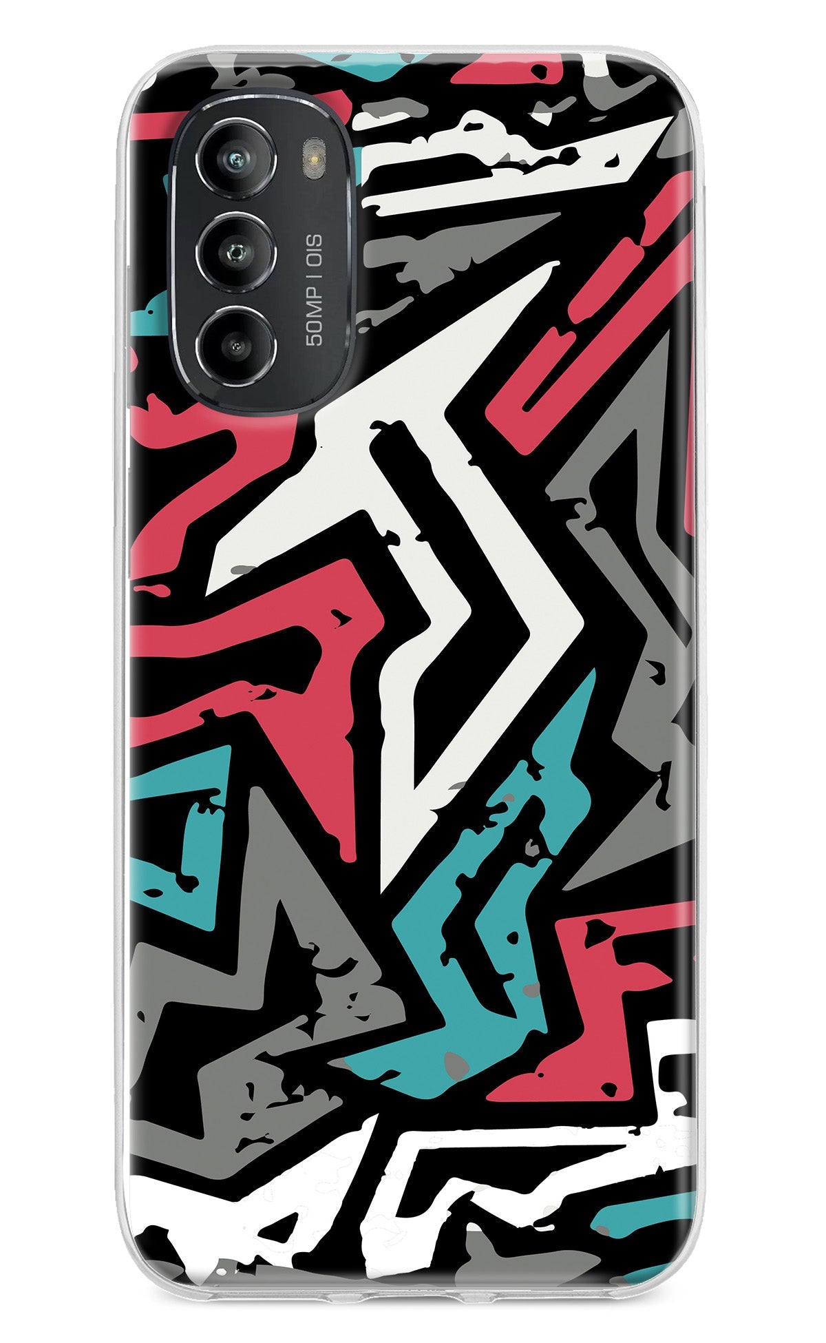 Geometric Graffiti Moto G82 5G Back Cover