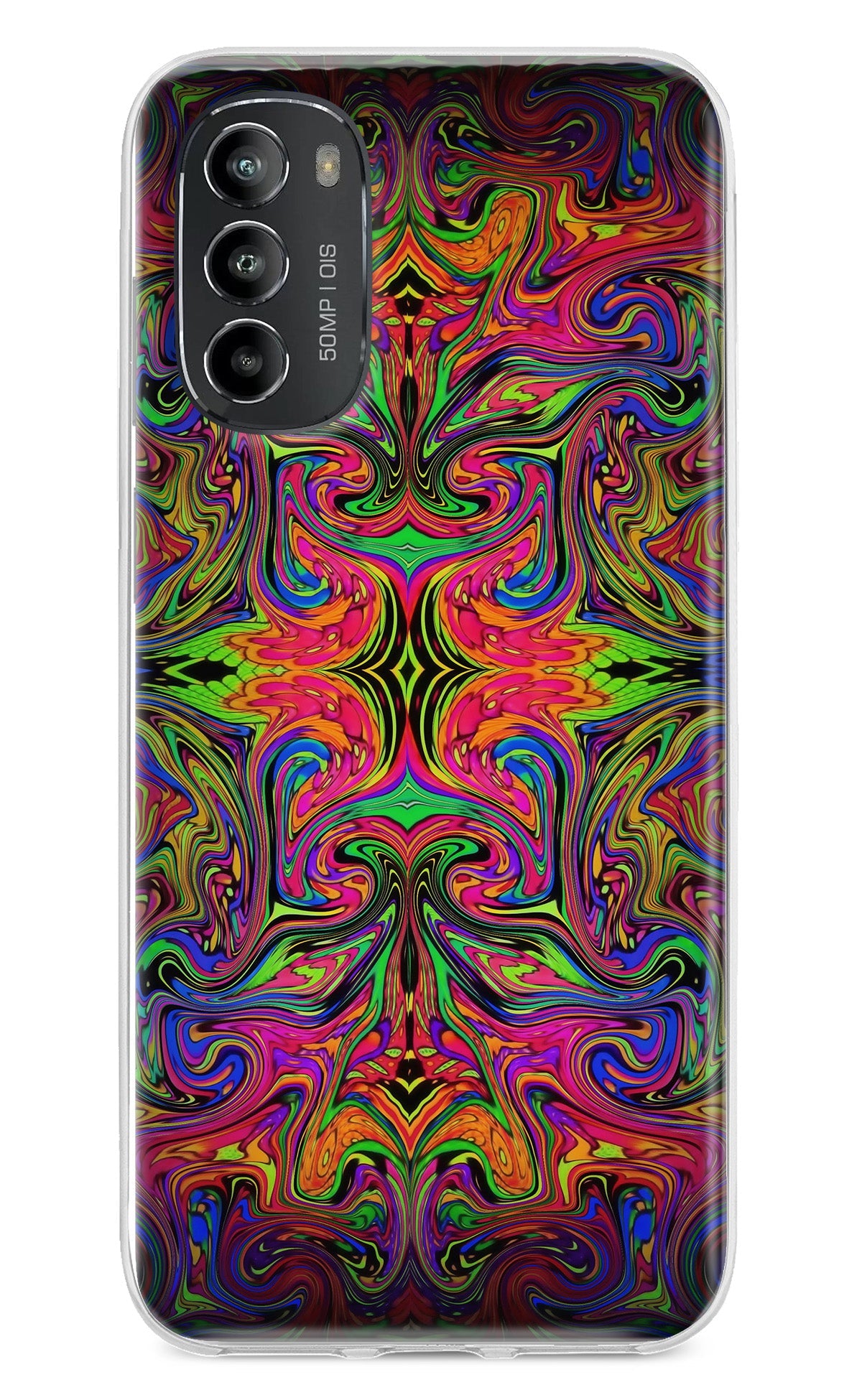 Psychedelic Art Moto G82 5G Back Cover