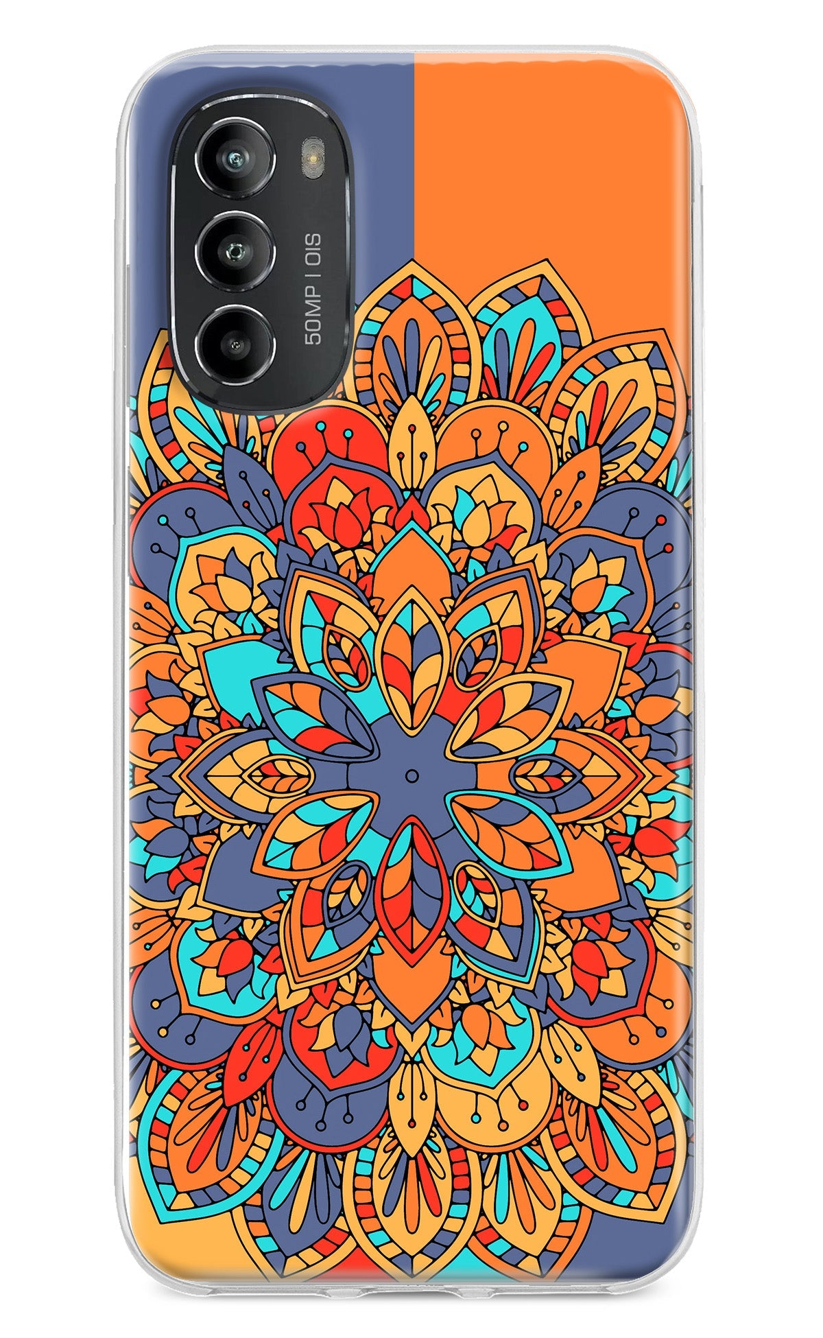 Color Mandala Moto G82 5G Back Cover