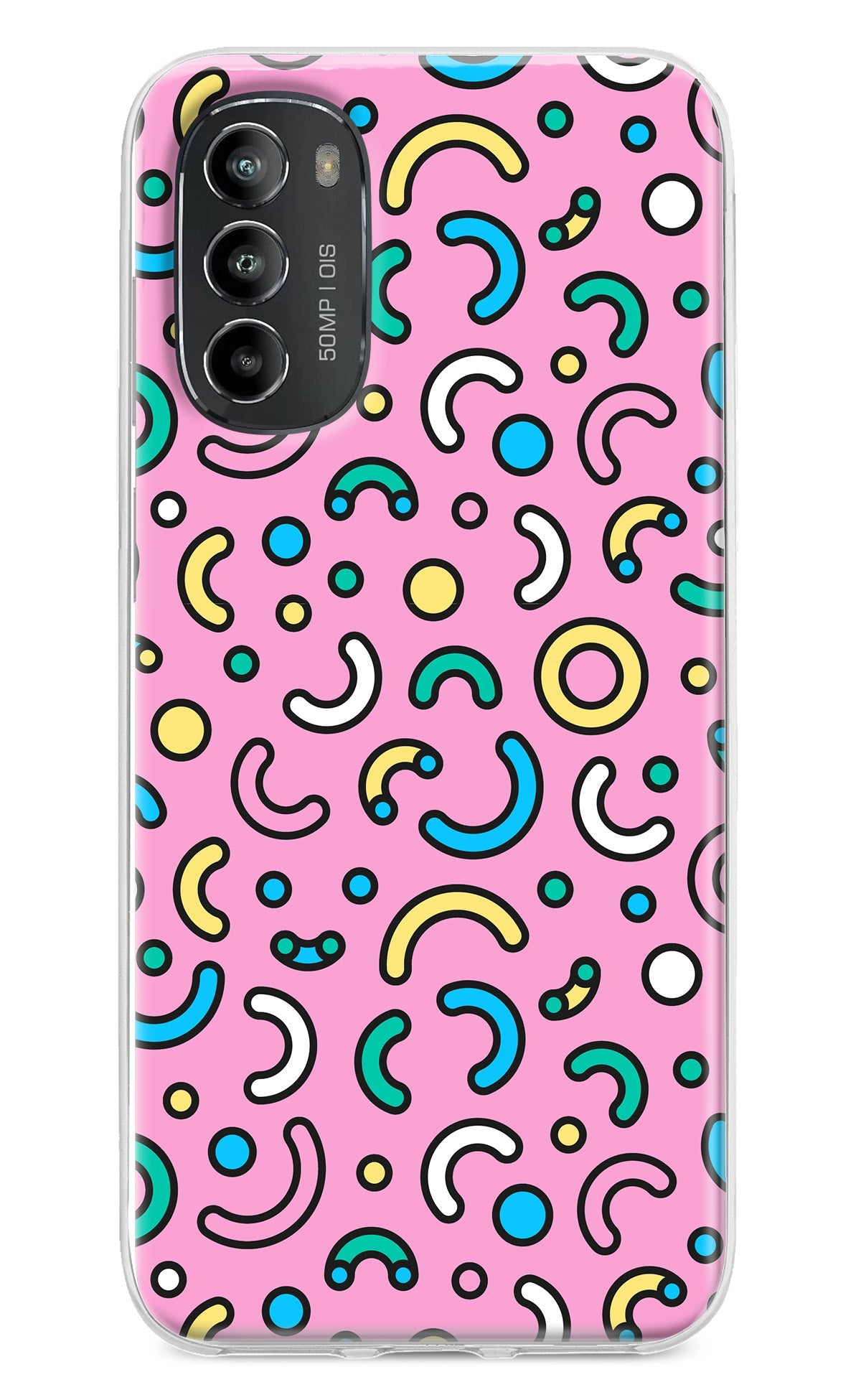 Memphis Design Moto G82 5G Back Cover