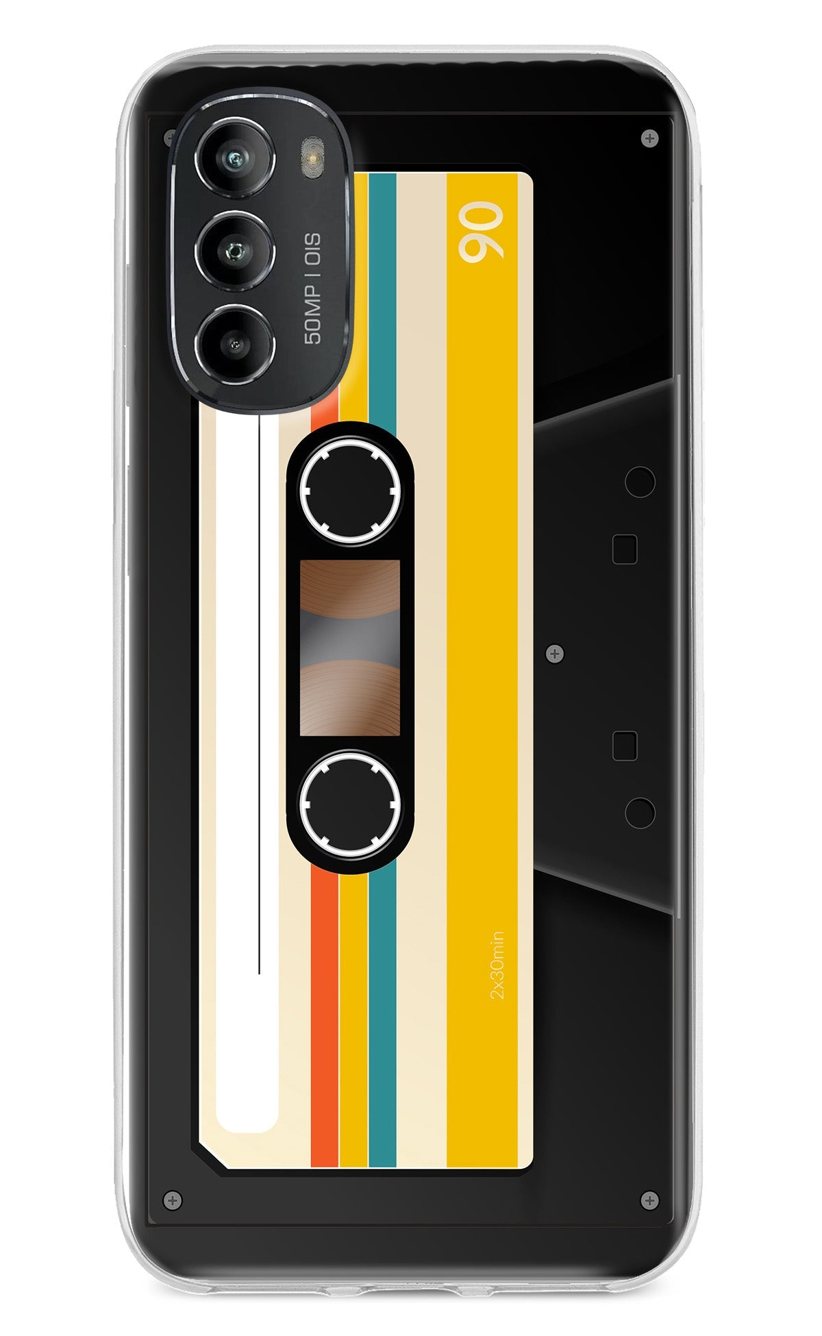 Tape Cassette Moto G82 5G Back Cover