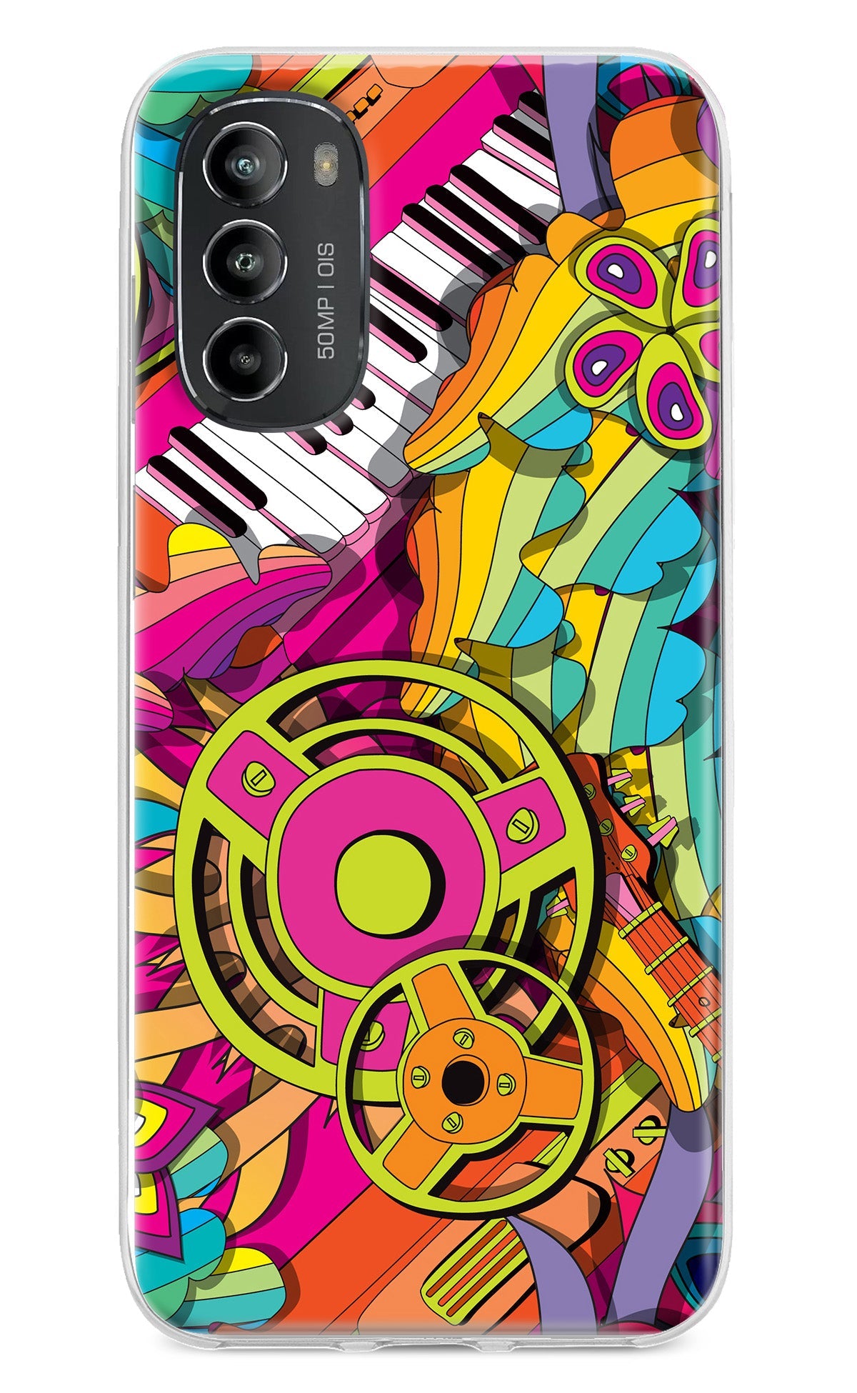 Music Doodle Moto G82 5G Back Cover