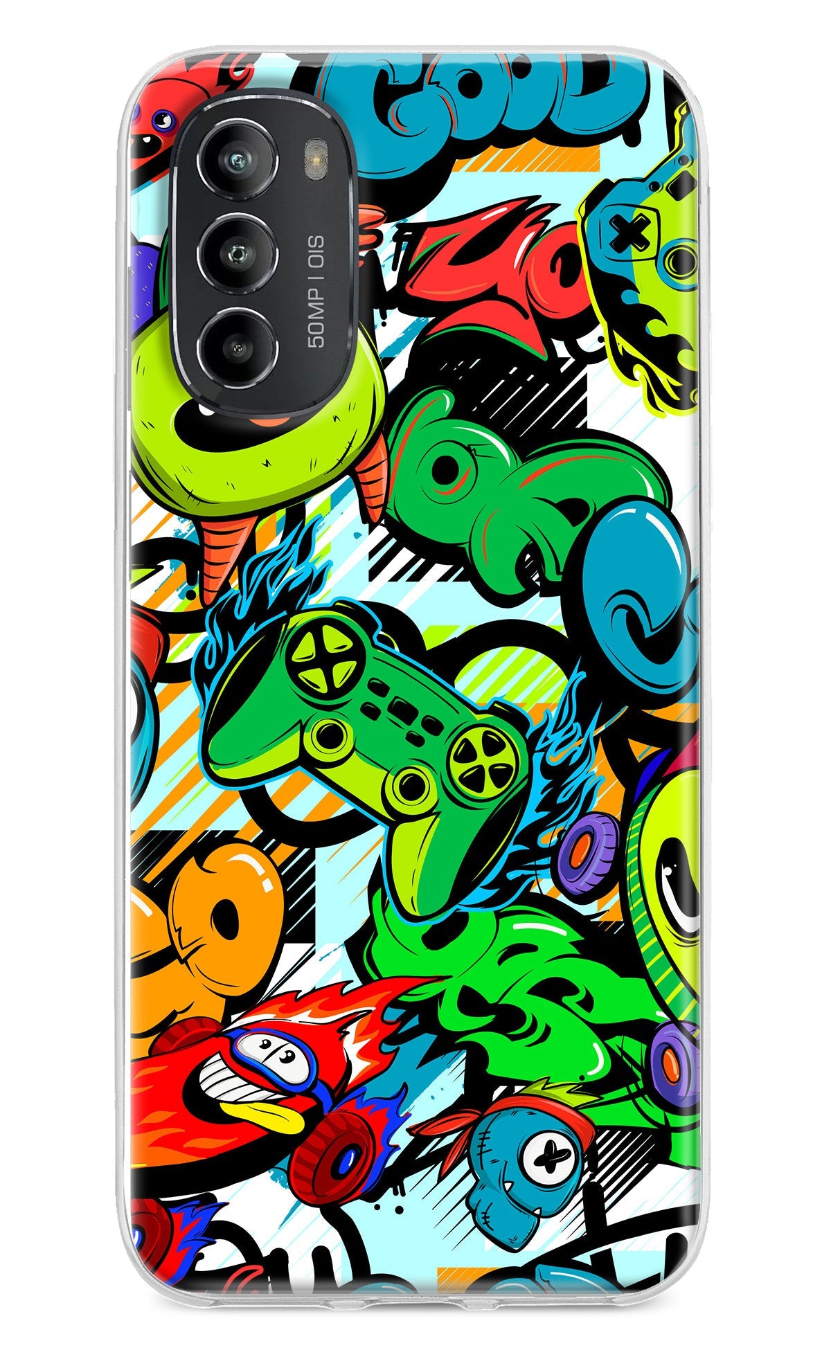 Game Doodle Moto G82 5G Back Cover