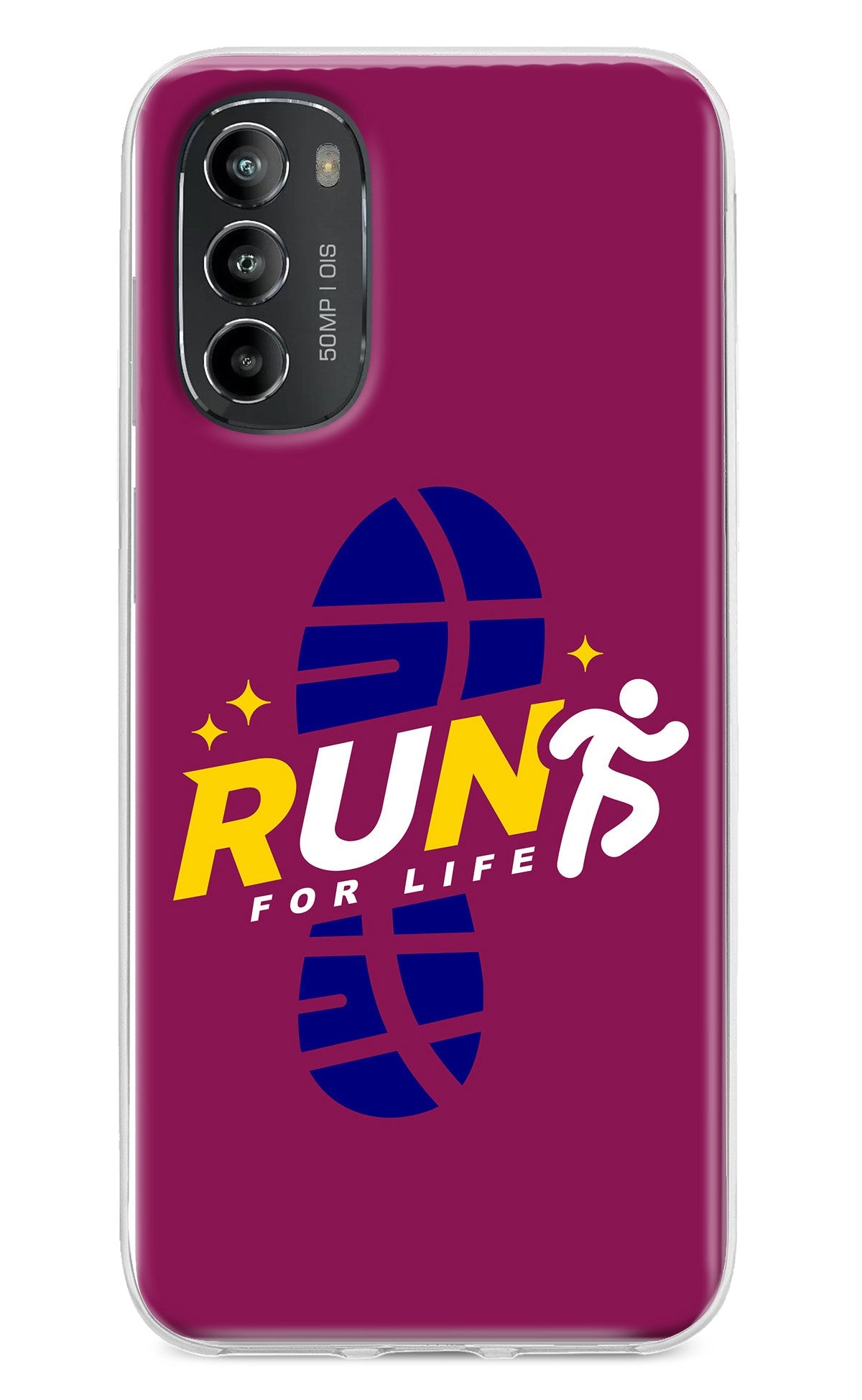 Run for Life Moto G82 5G Back Cover