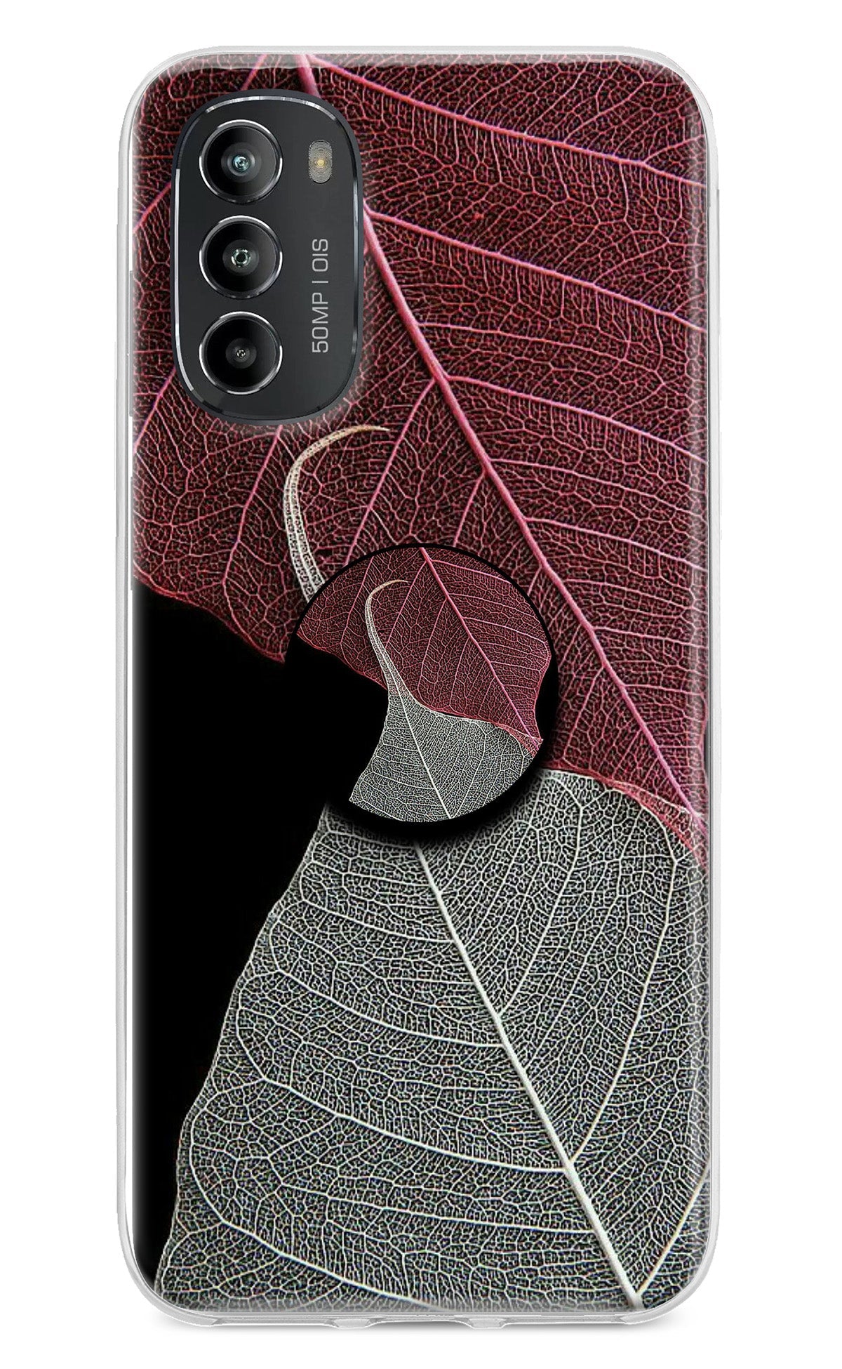 Leaf Pattern Moto G82 5G Pop Case