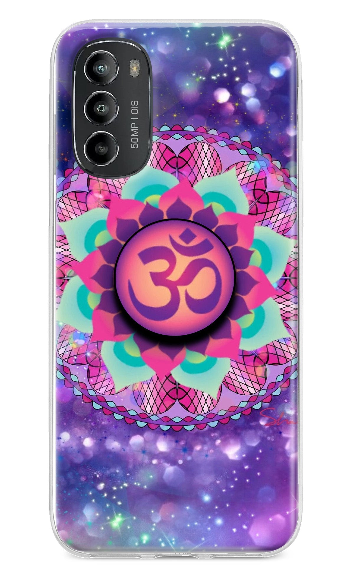 Om Purple Moto G82 5G Pop Case