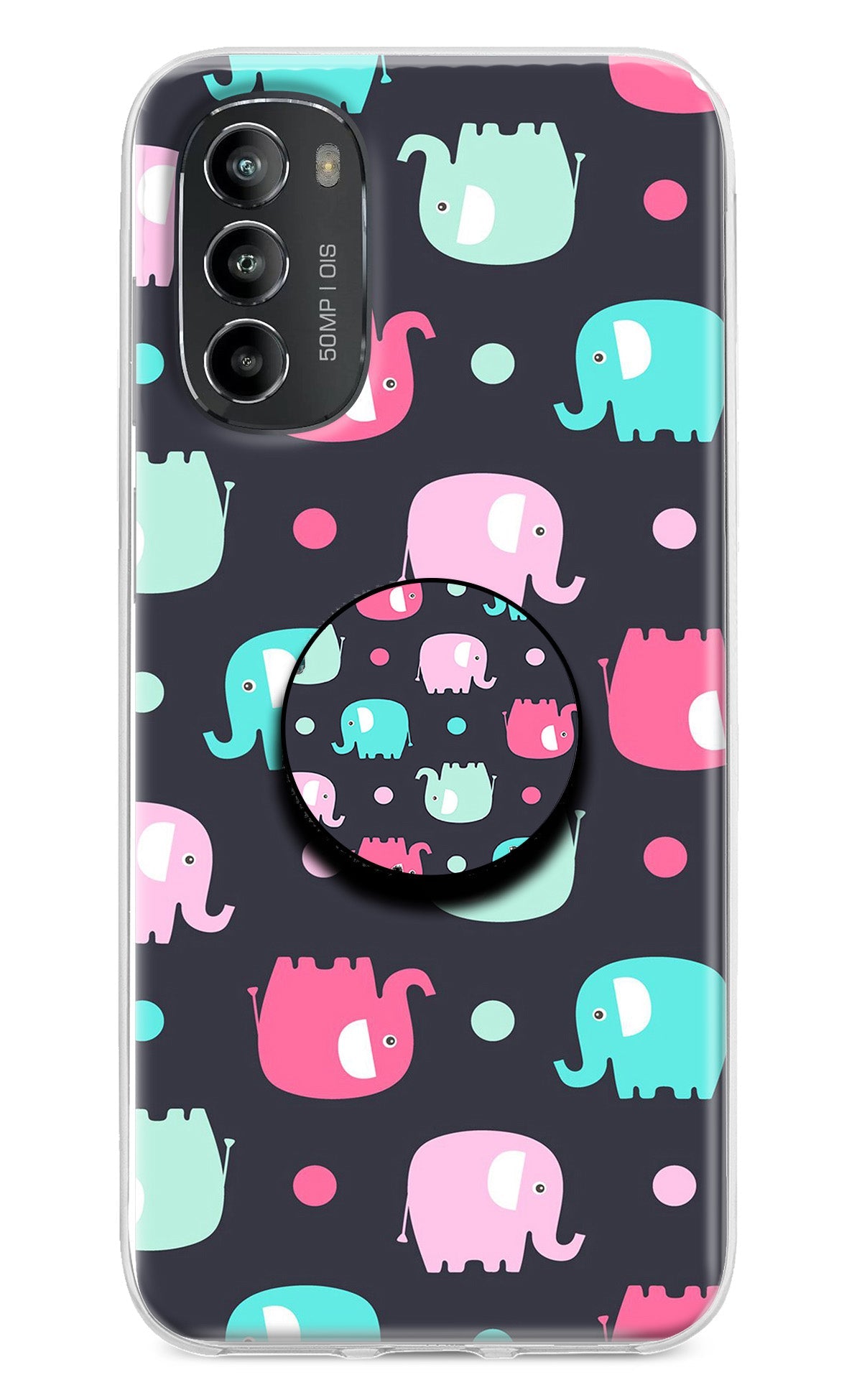 Baby Elephants Moto G82 5G Pop Case