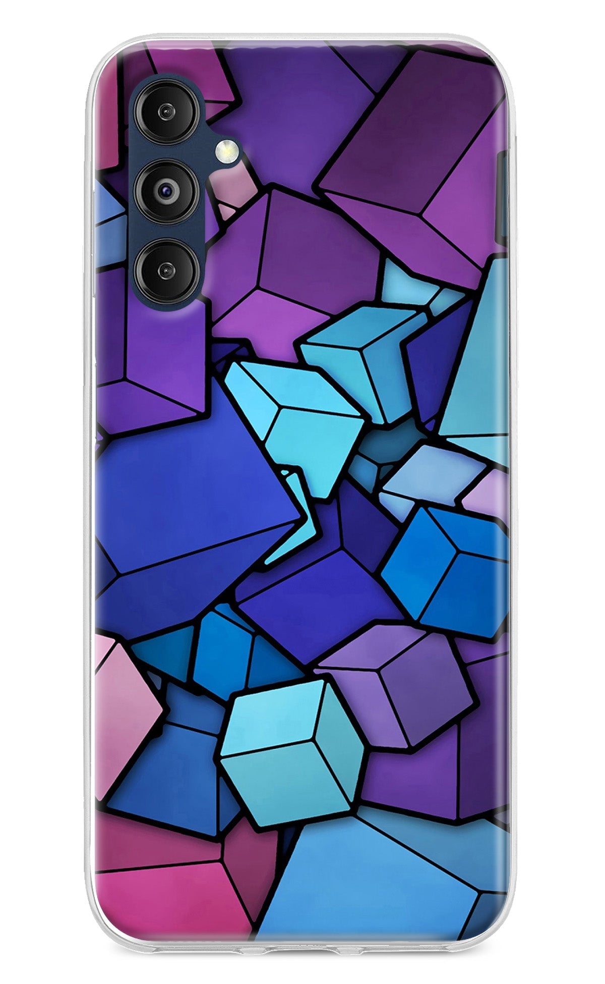 Cubic Abstract Samsung M14 Back Cover