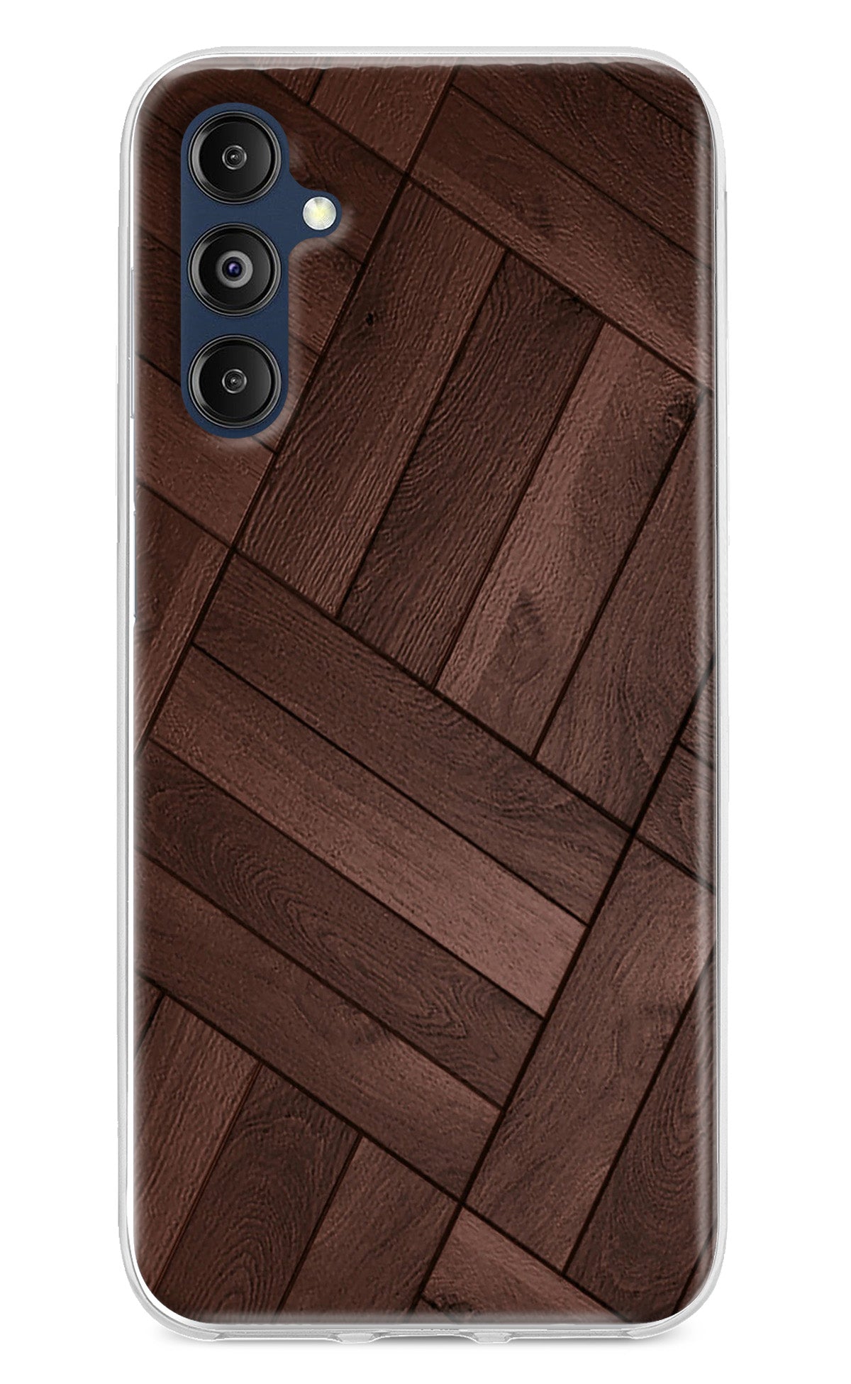 Wooden Texture Design Samsung M14 Back Cover