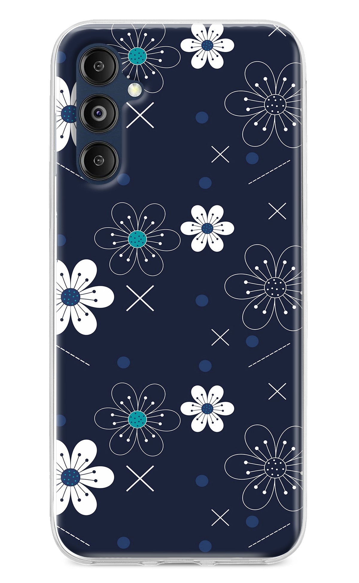 Flowers Samsung M14 Back Cover