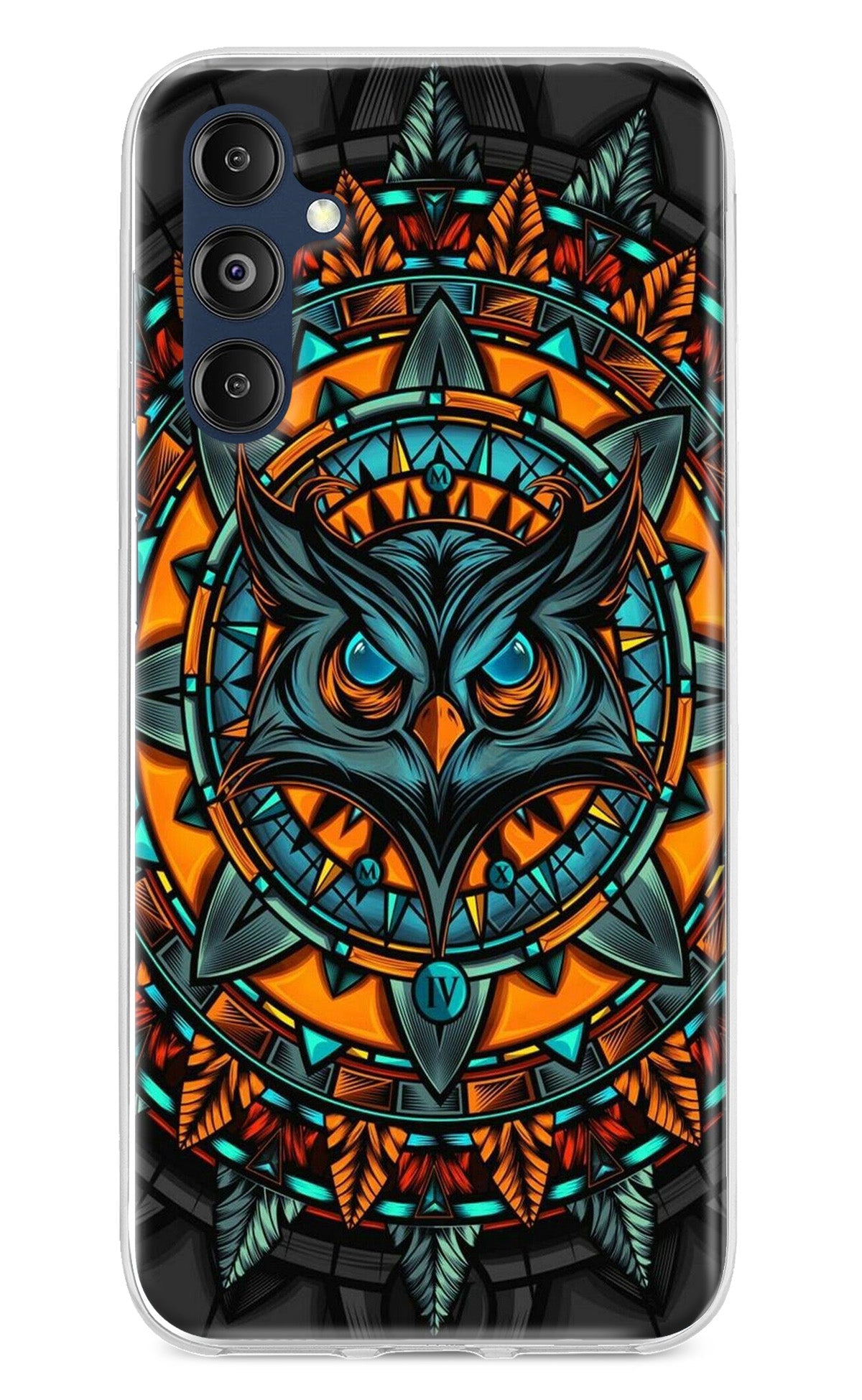 Angry Owl Art Samsung M14 Back Cover