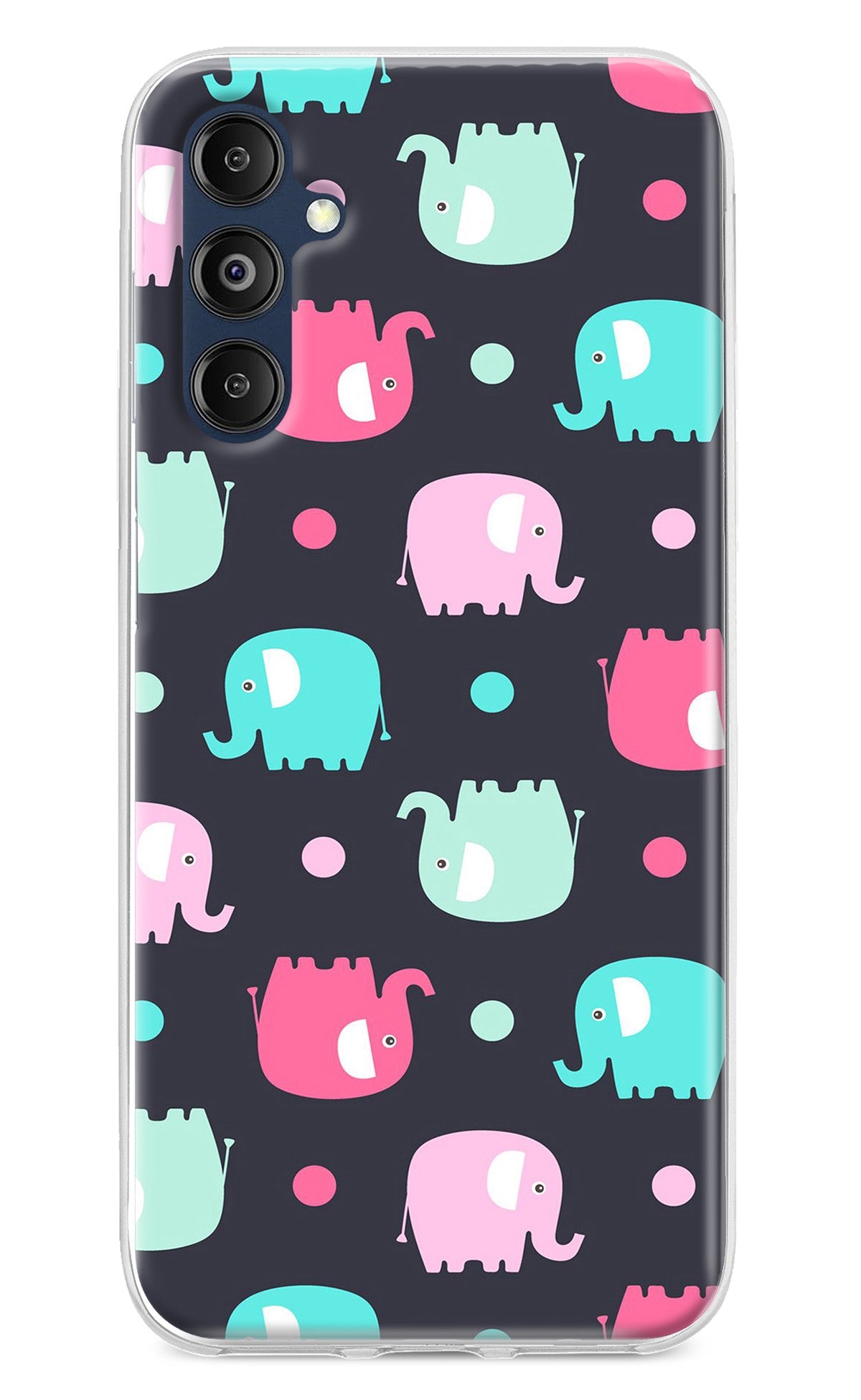 Elephants Samsung M14 Back Cover