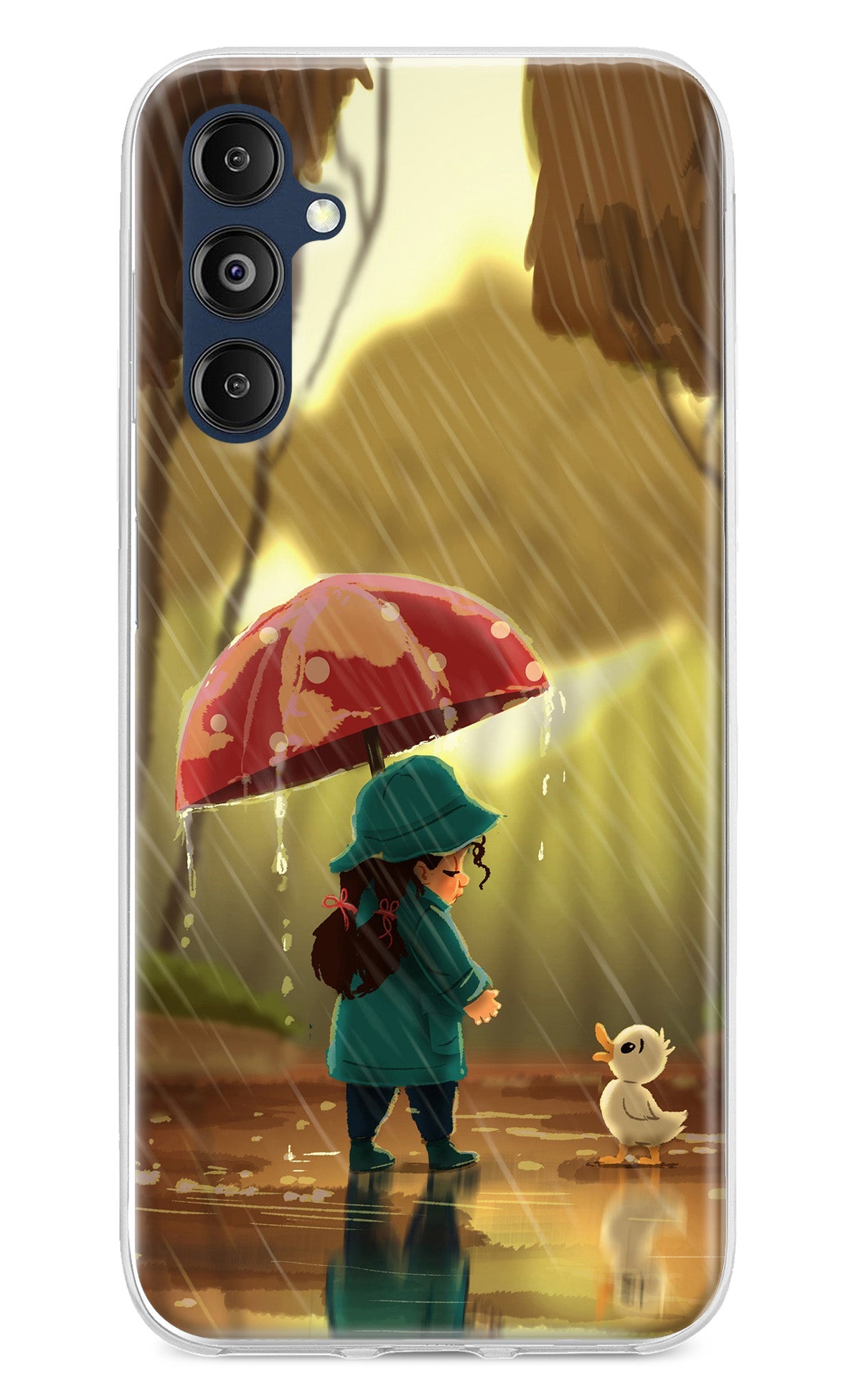 Rainy Day Samsung M14 Back Cover