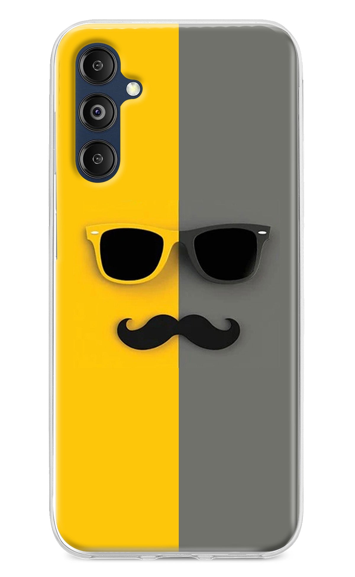 Sunglasses with Mustache Samsung M14 Back Cover