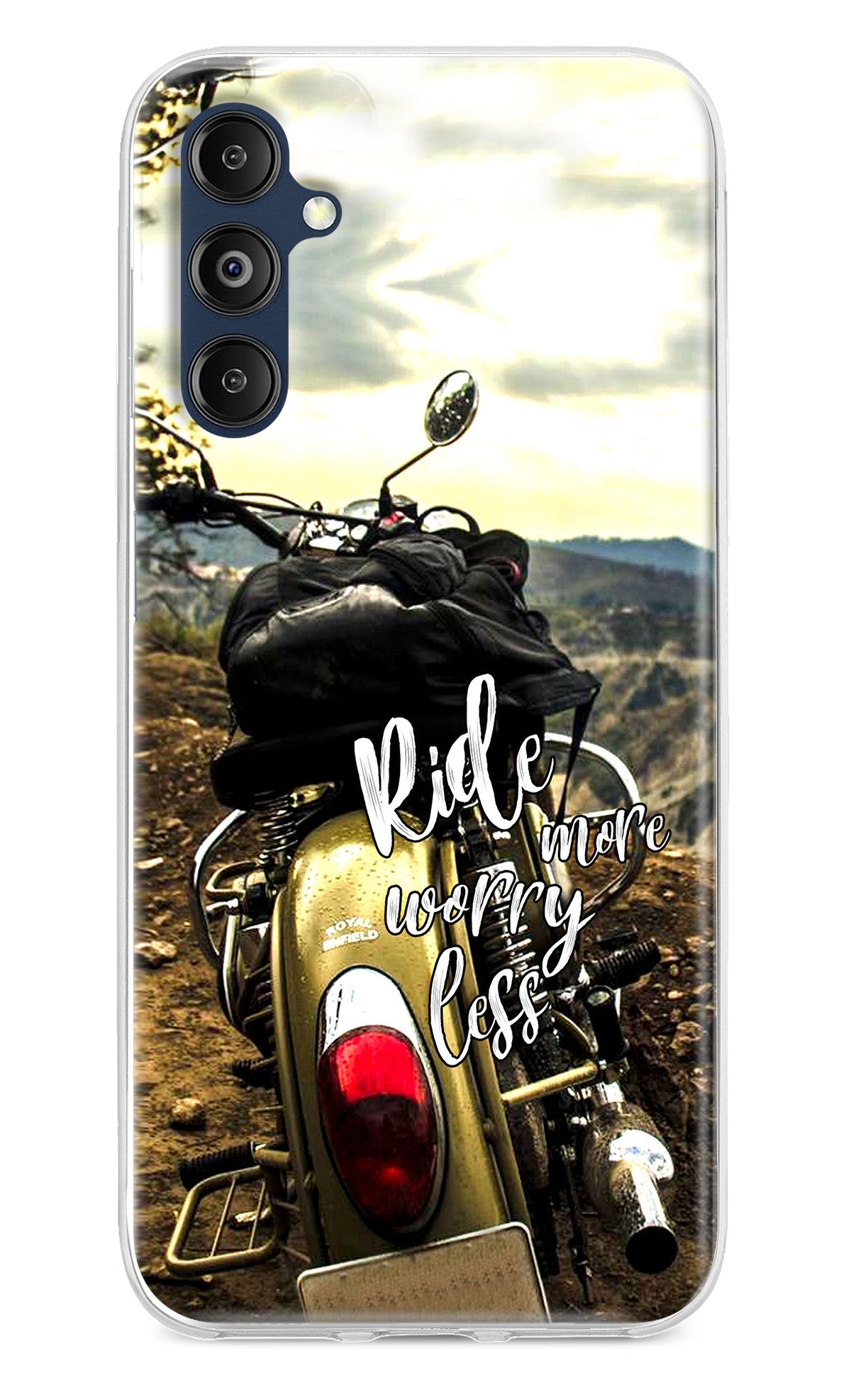 Ride More Worry Less Samsung M14 Back Cover