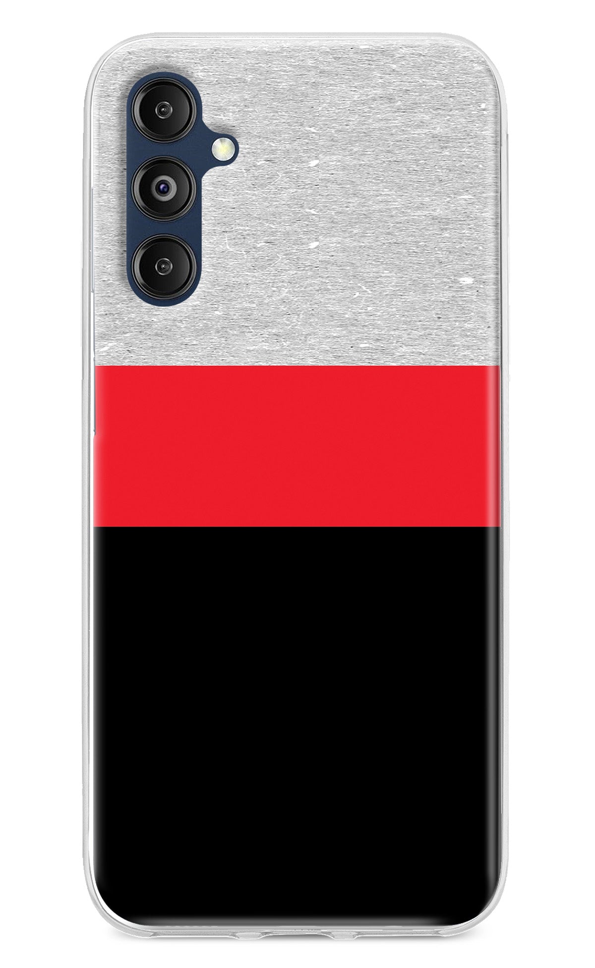 Tri Color Pattern Samsung M14 Back Cover