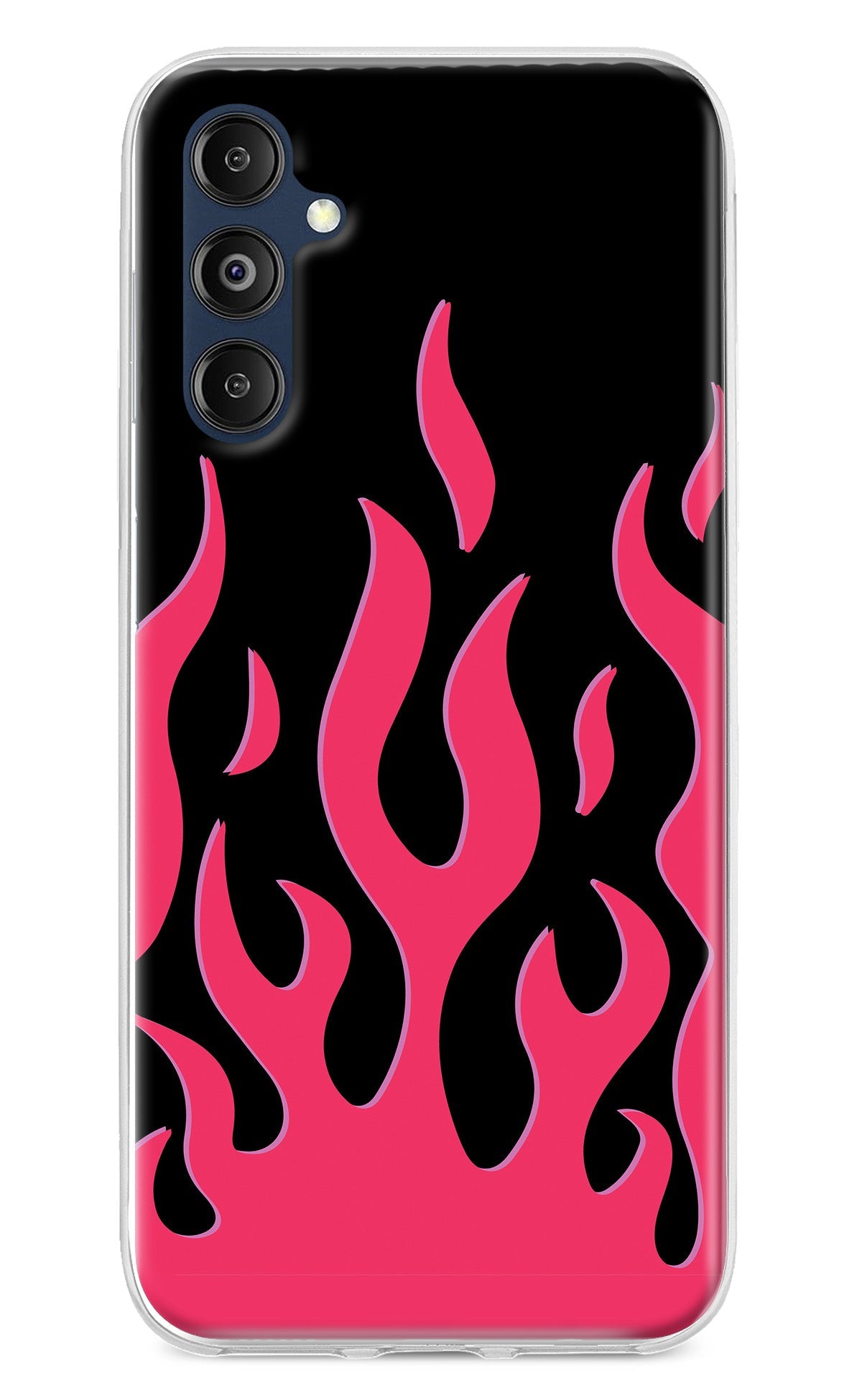 Fire Flames Samsung M14 Back Cover