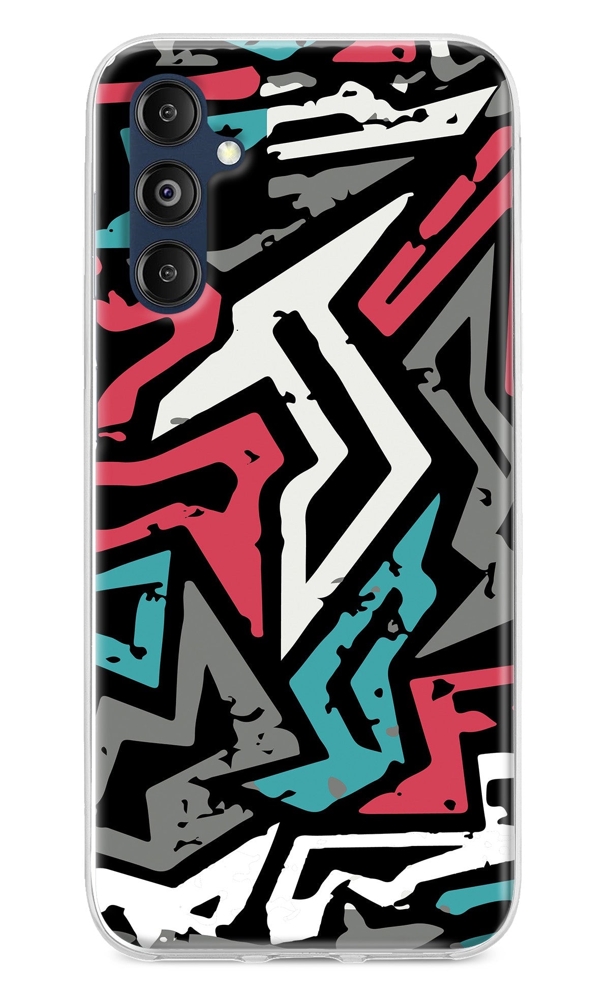 Geometric Graffiti Samsung M14 Back Cover