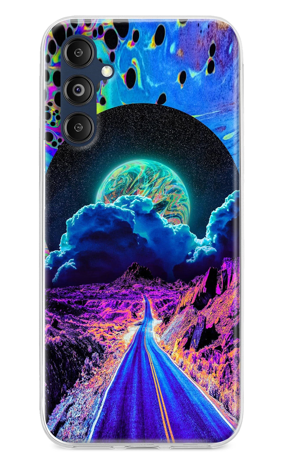 Psychedelic Painting Samsung M14 Back Cover