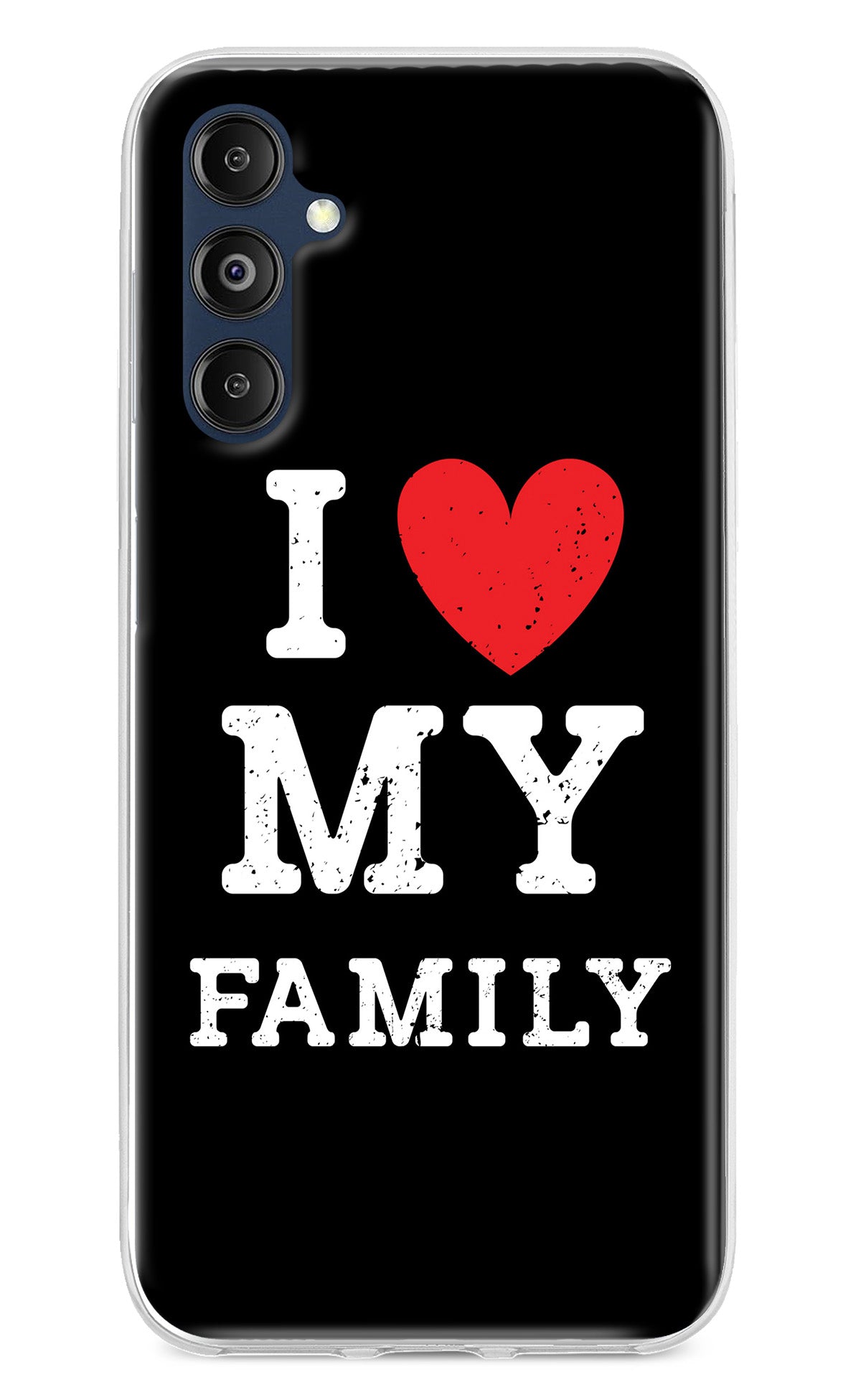 I Love My Family Samsung M14 Back Cover