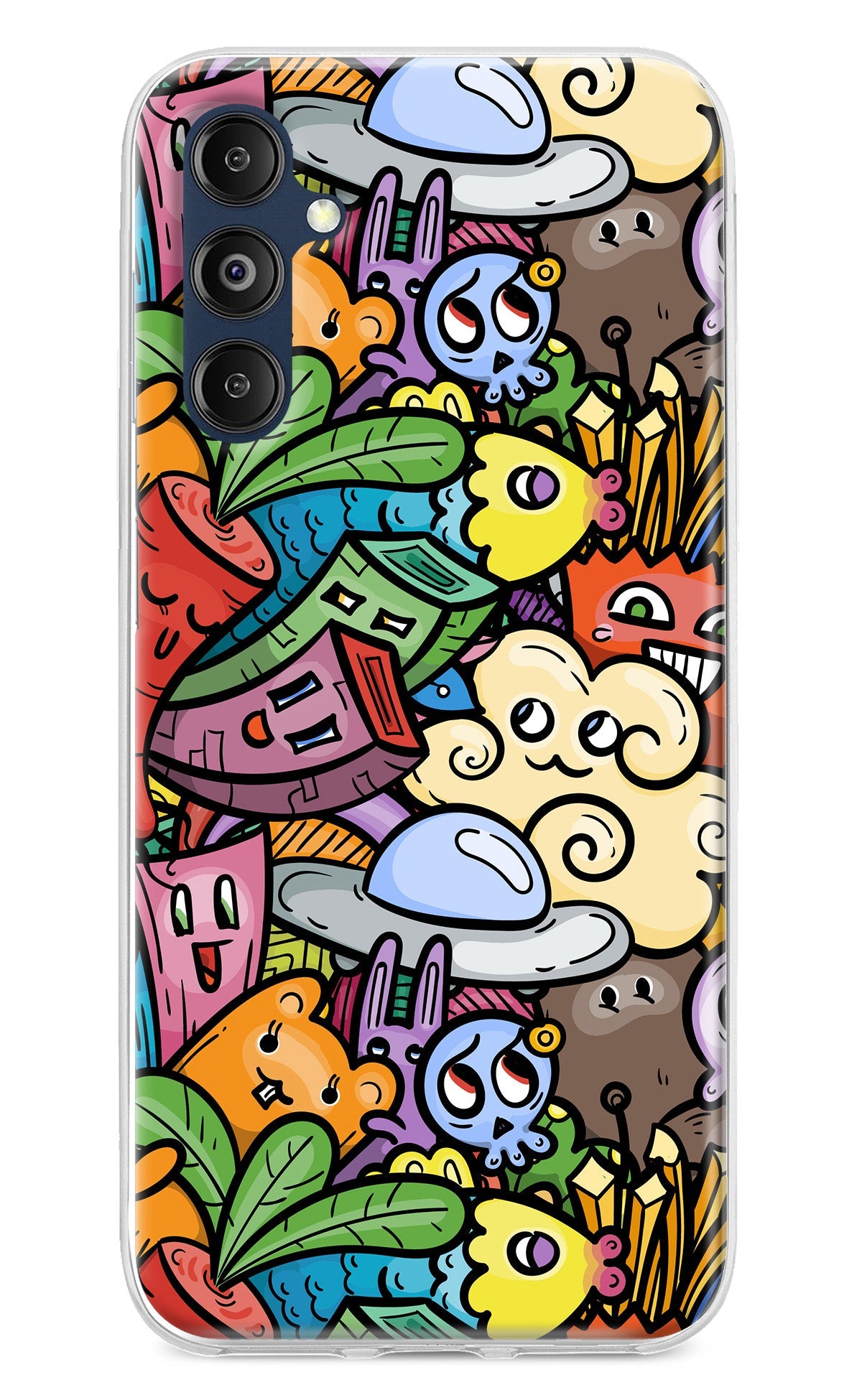 Veggie Doodle Samsung M14 Back Cover