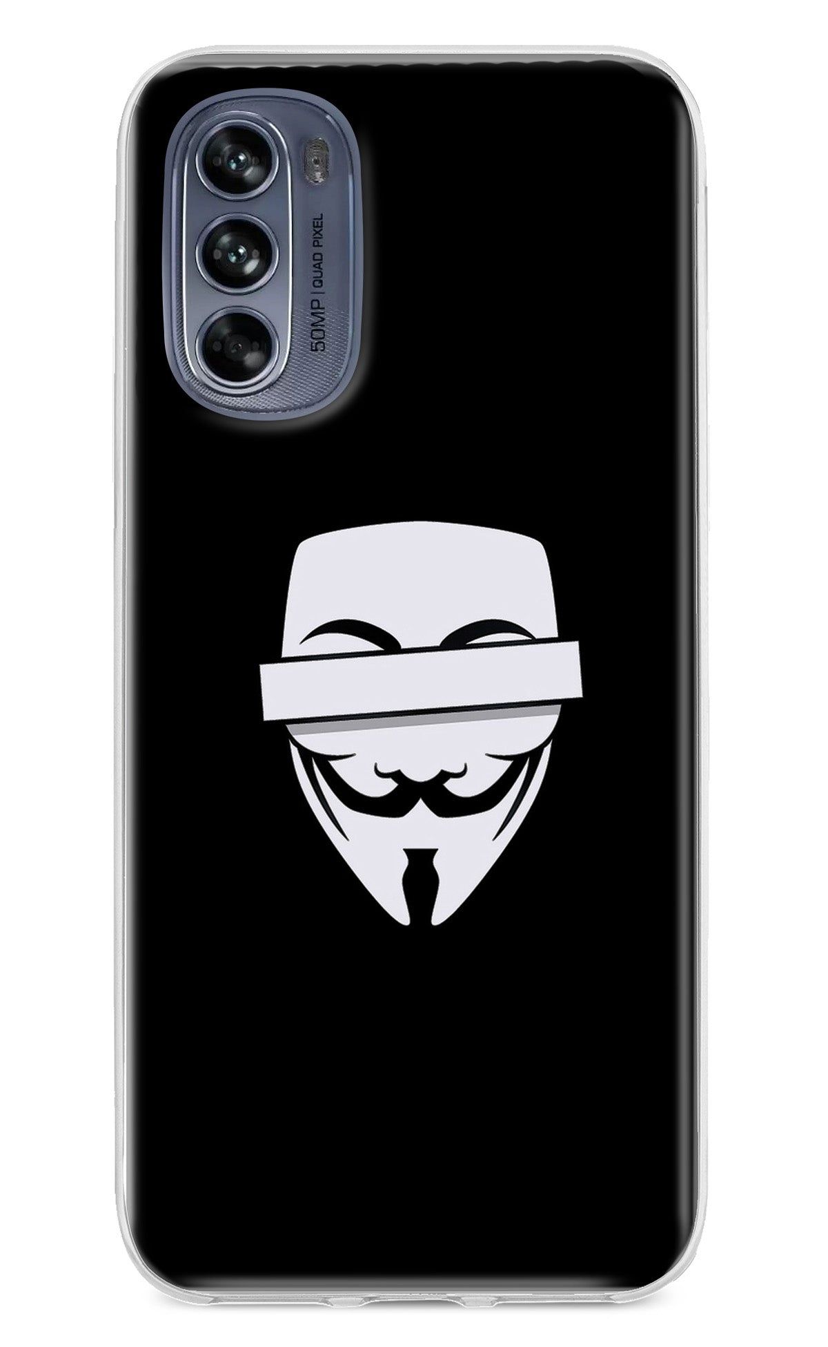 Anonymous Face Moto G62 5G Back Cover