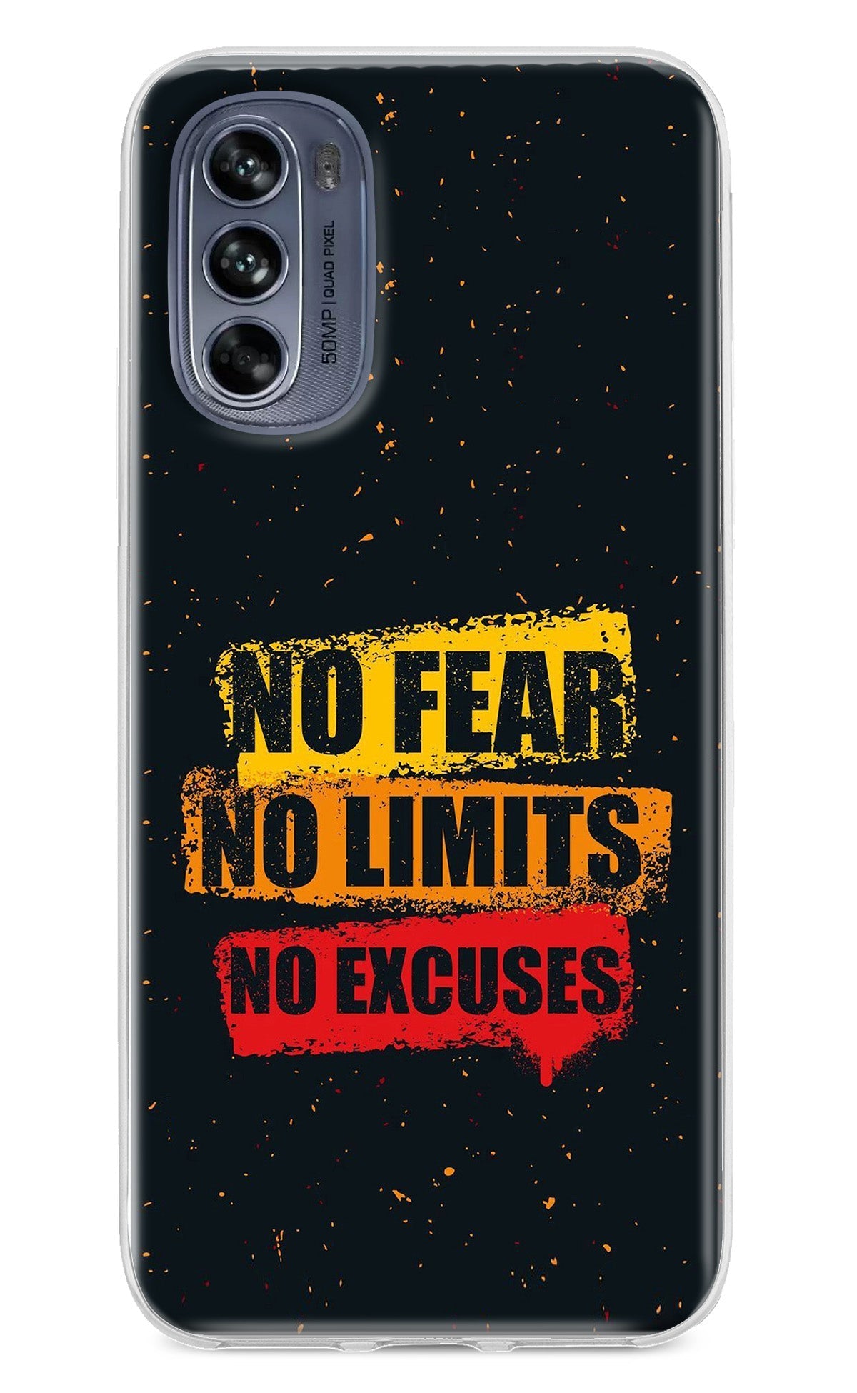 No Fear No Limits No Excuse Moto G62 5G Back Cover