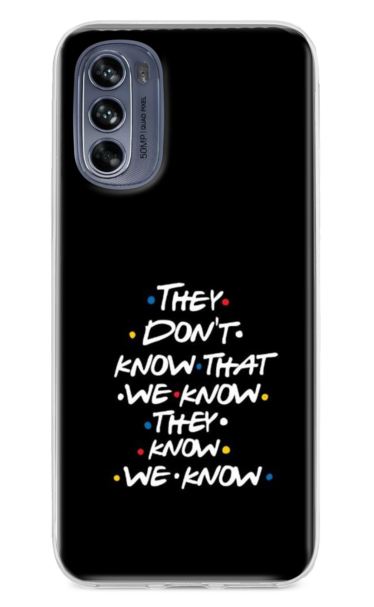 FRIENDS Dialogue Moto G62 5G Back Cover