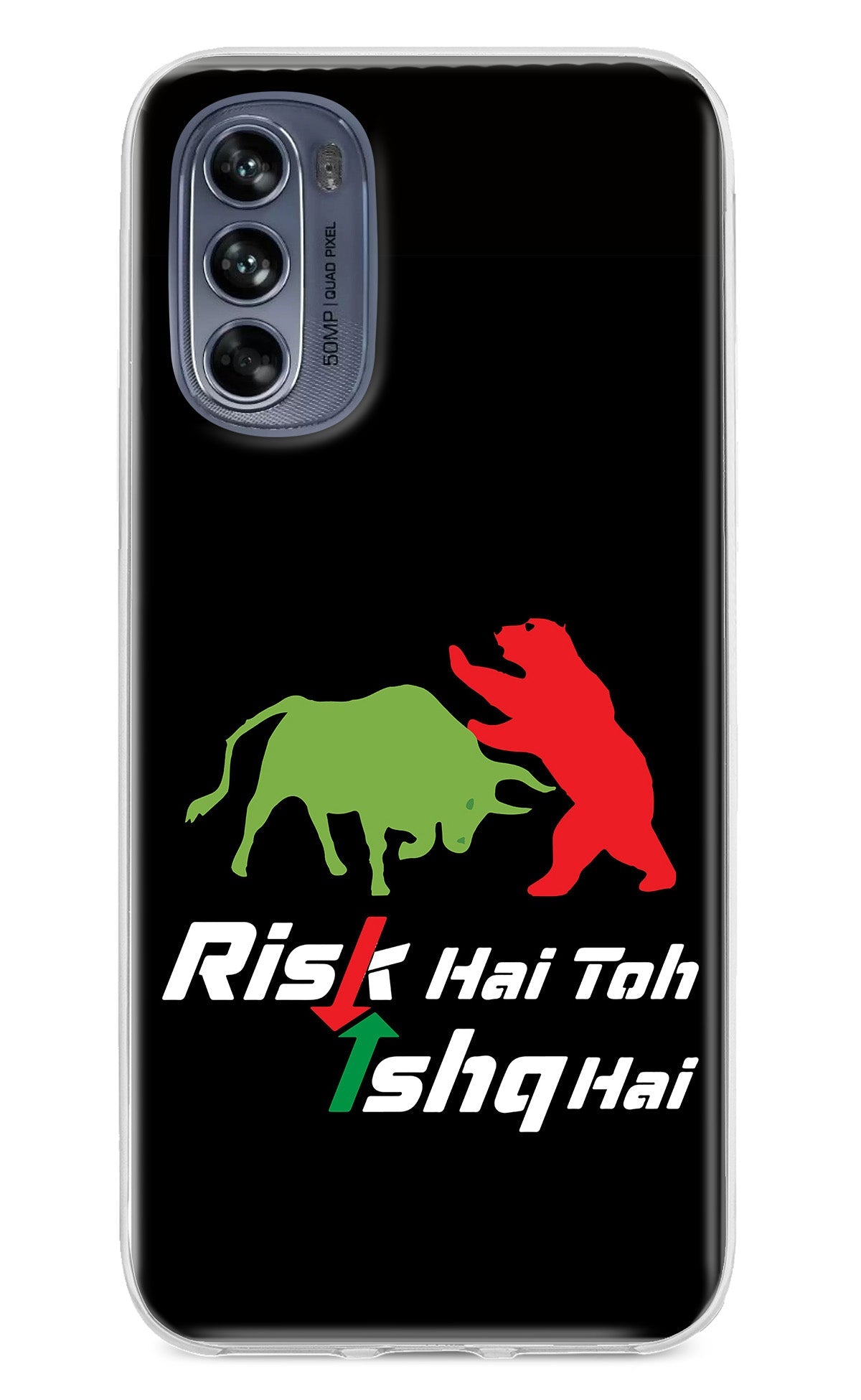 Risk Hai Toh Ishq Hai Moto G62 5G Back Cover