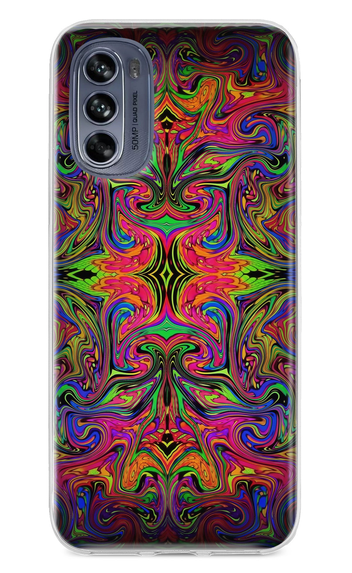Psychedelic Art Moto G62 5G Back Cover