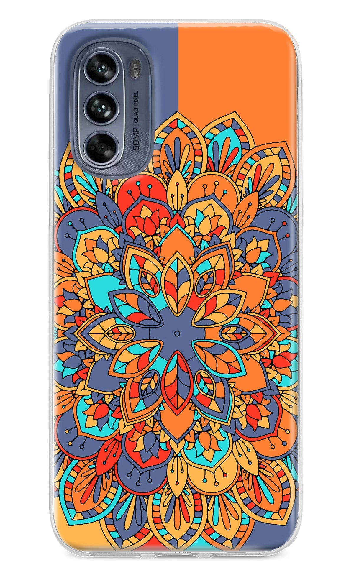 Color Mandala Moto G62 5G Back Cover