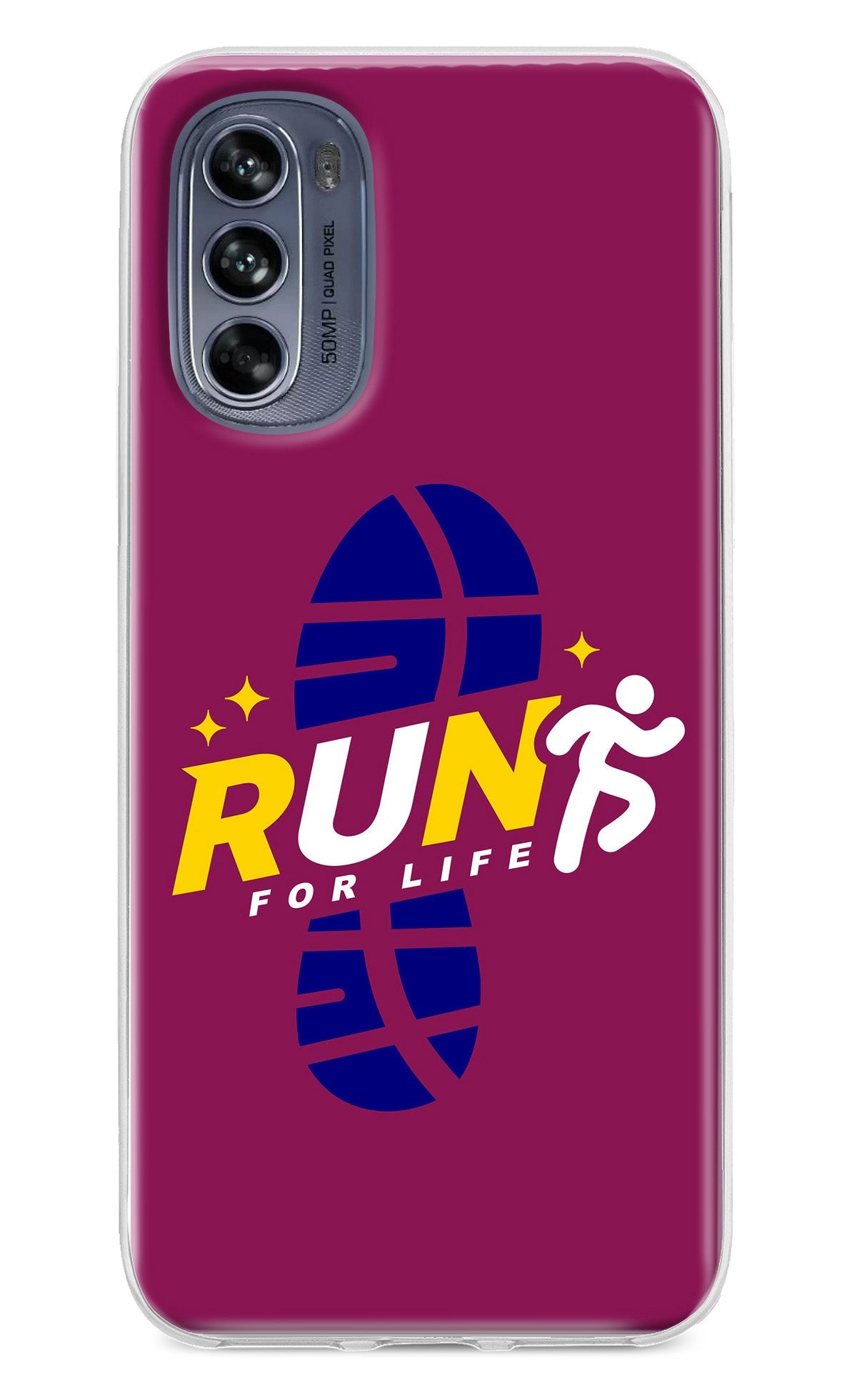 Run for Life Moto G62 5G Back Cover