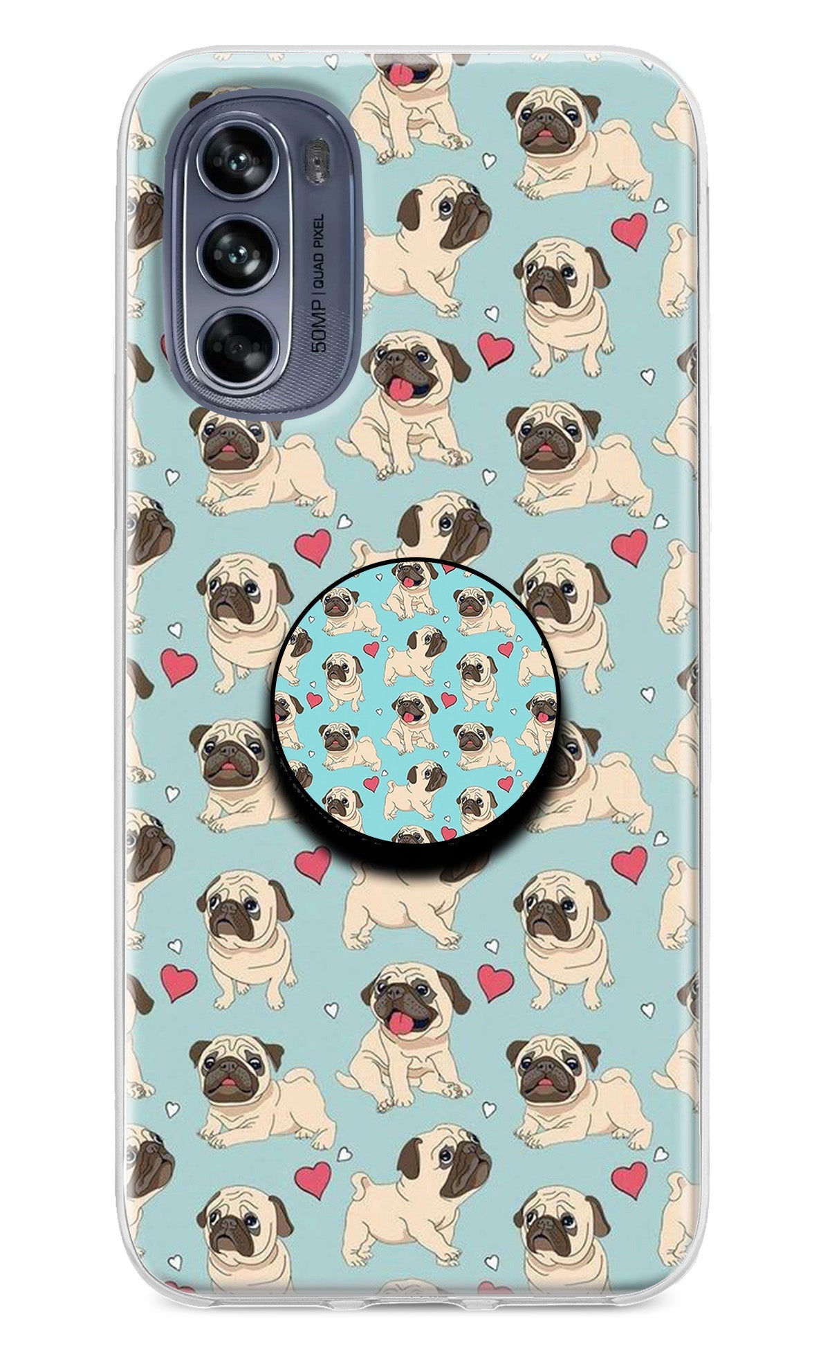 Pug Dog Moto G62 5G Pop Case