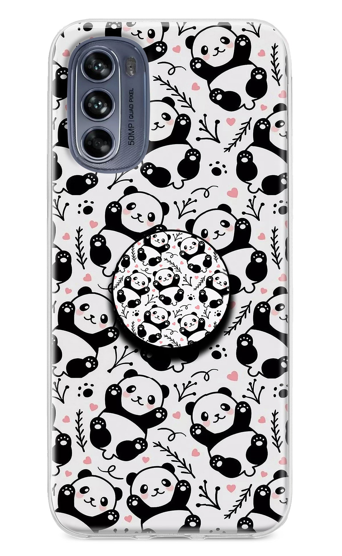 Cute Panda Moto G62 5G Pop Case