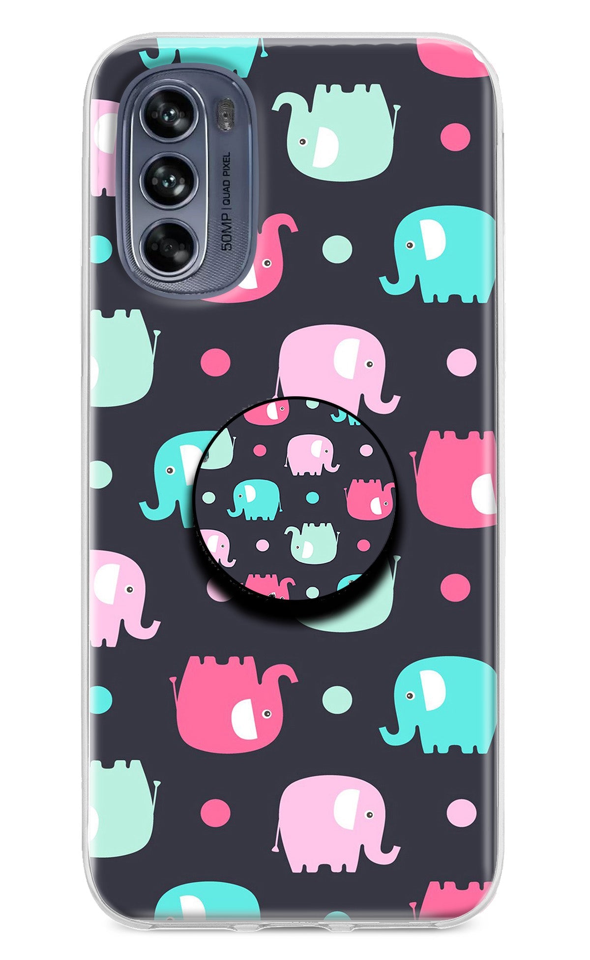 Baby Elephants Moto G62 5G Pop Case