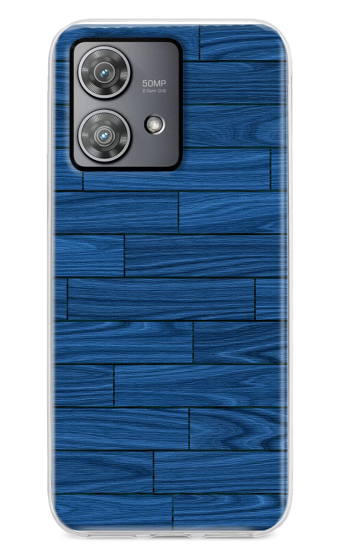 Wooden Texture Moto Edge 40 Neo Back Cover