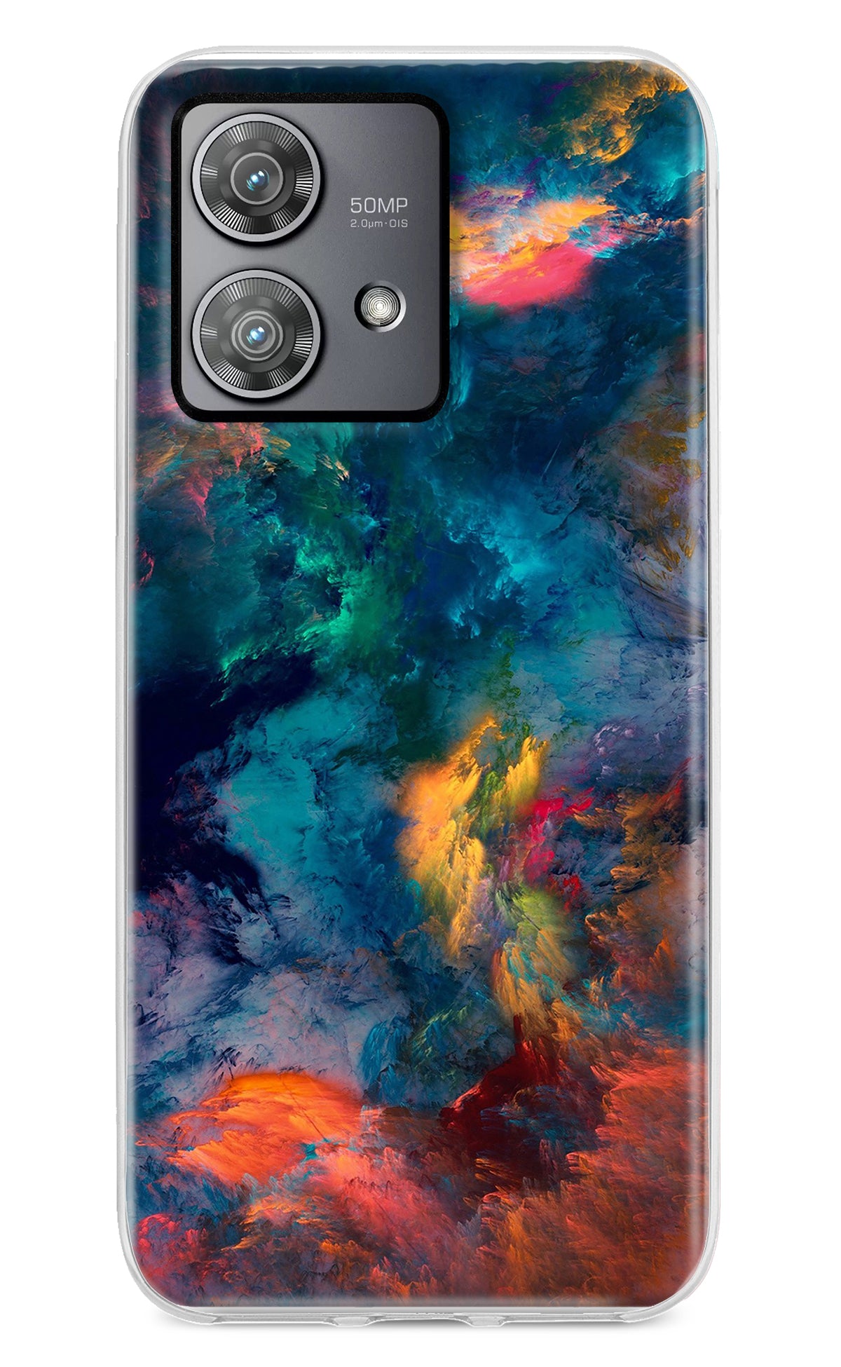 Artwork Paint Moto Edge 40 Neo Back Cover