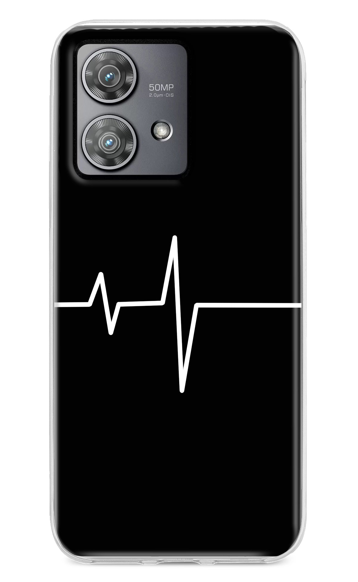 Heart Beats Moto Edge 40 Neo Back Cover