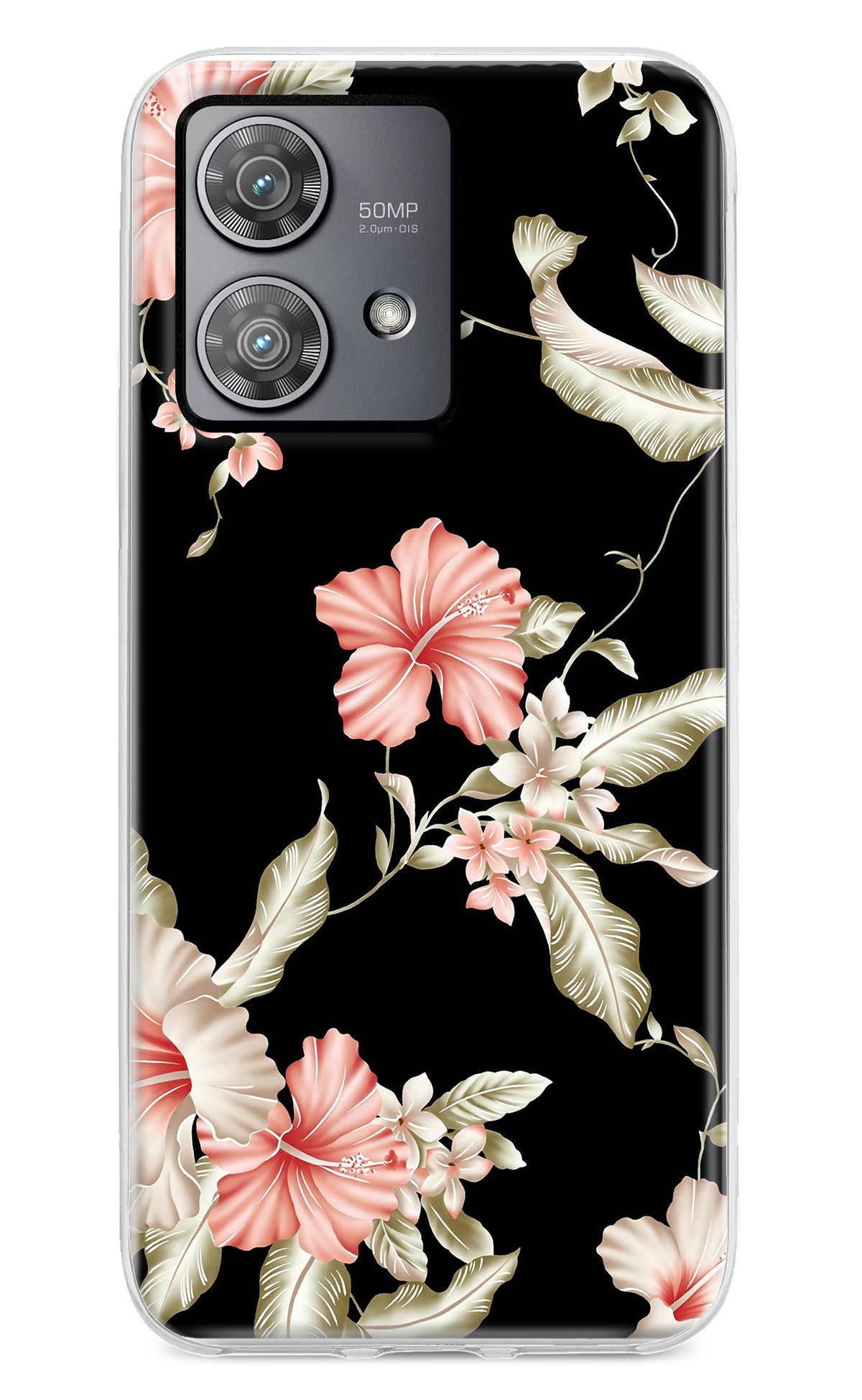 Flowers Moto Edge 40 Neo Back Cover