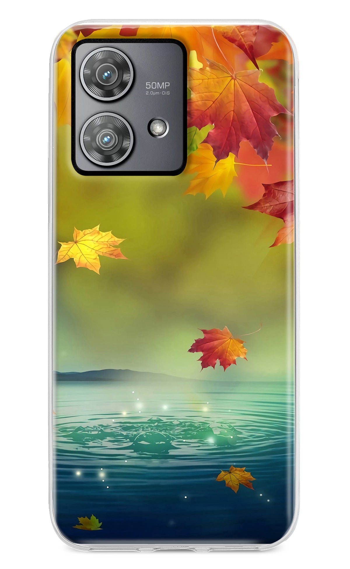 Flowers Moto Edge 40 Neo Back Cover