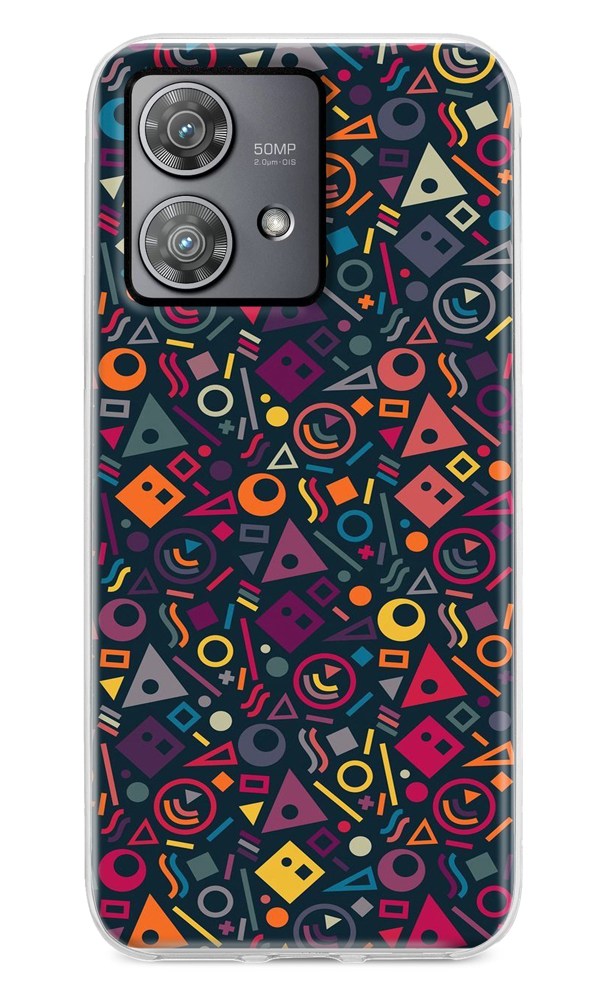 Geometric Abstract Moto Edge 40 Neo Back Cover