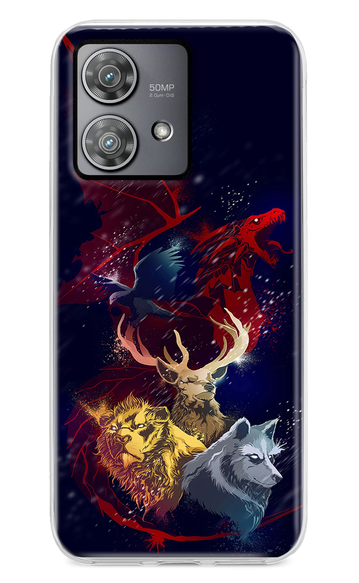 Game Of Thrones Moto Edge 40 Neo Back Cover