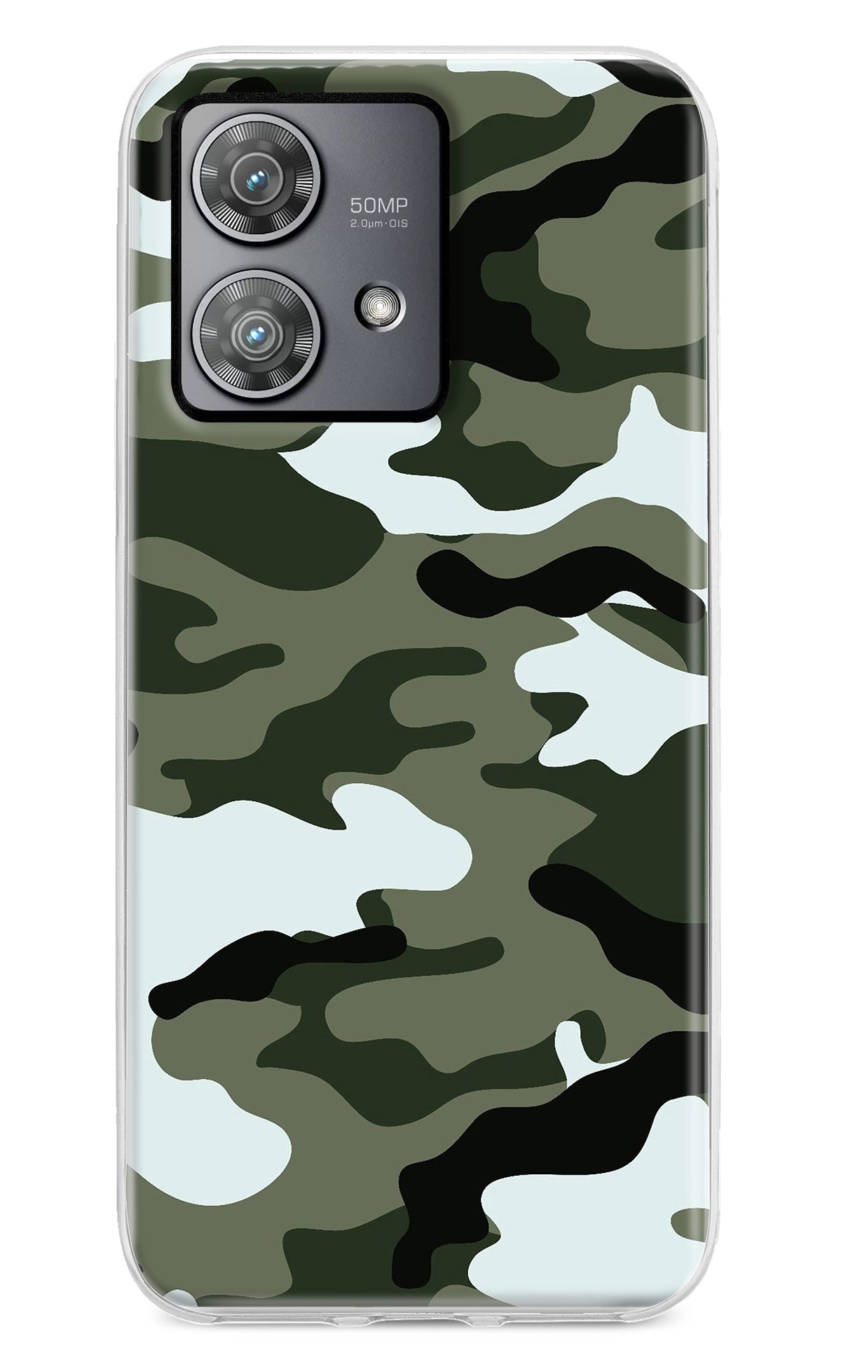 Camouflage Moto Edge 40 Neo Back Cover