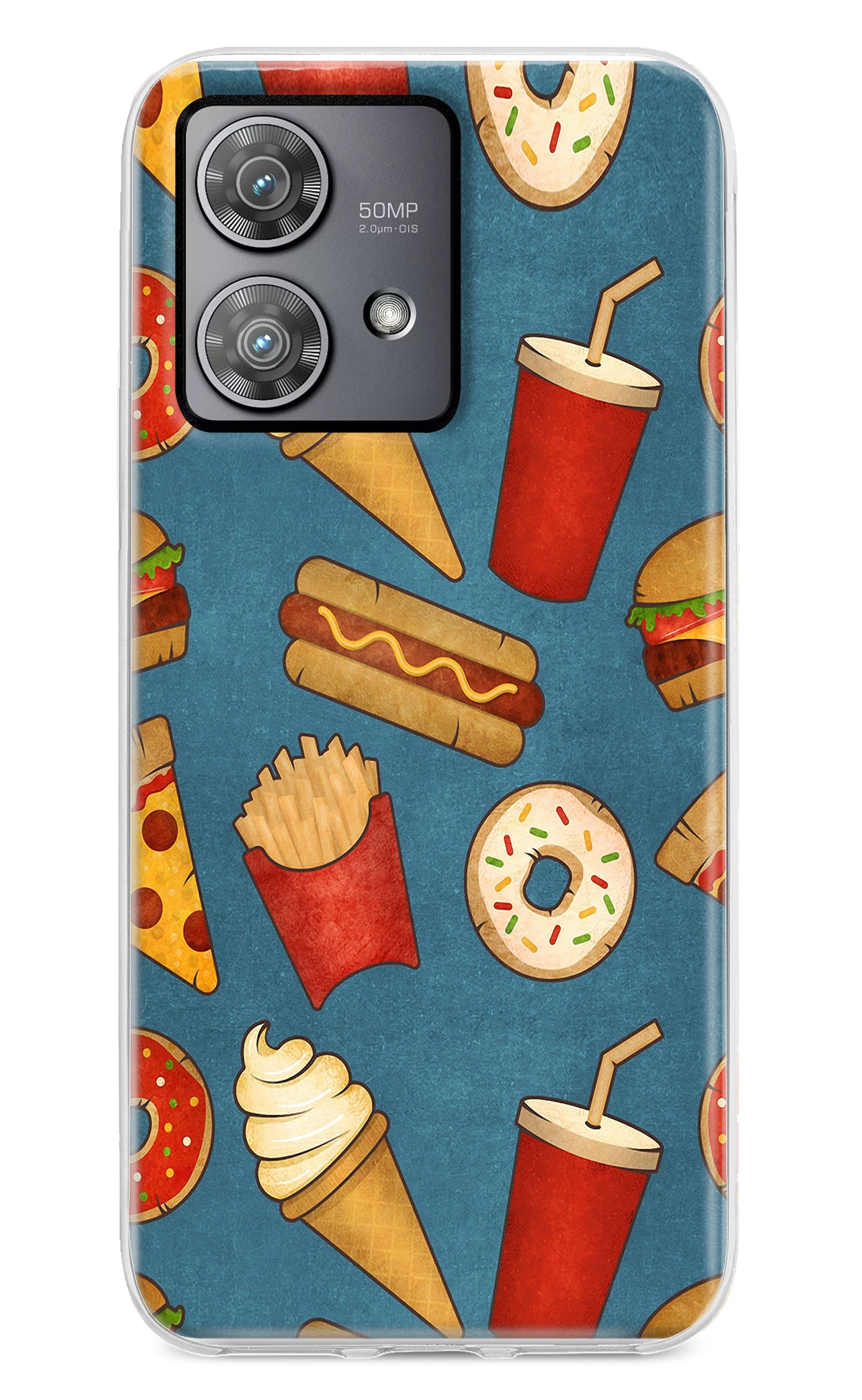 Foodie Moto Edge 40 Neo Back Cover