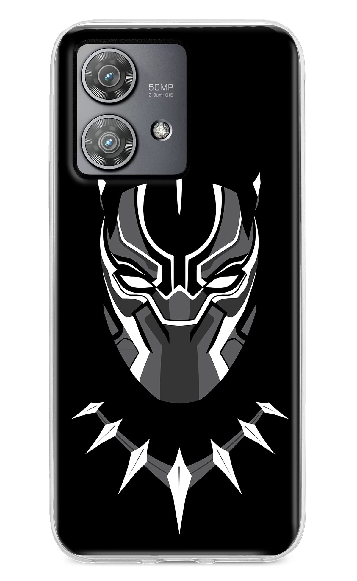 Black Panther Moto Edge 40 Neo Back Cover