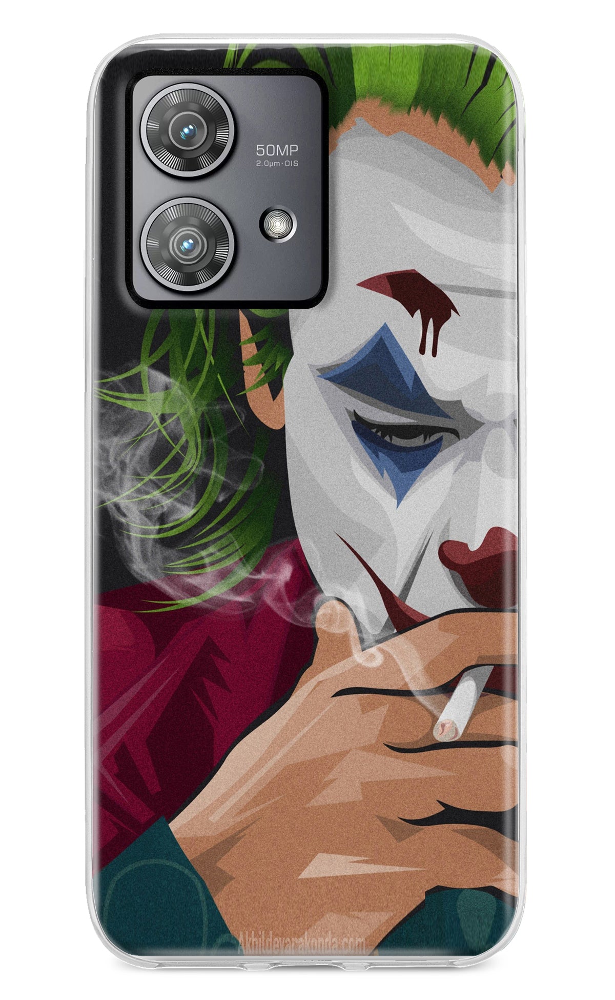 Joker Smoking Moto Edge 40 Neo Back Cover