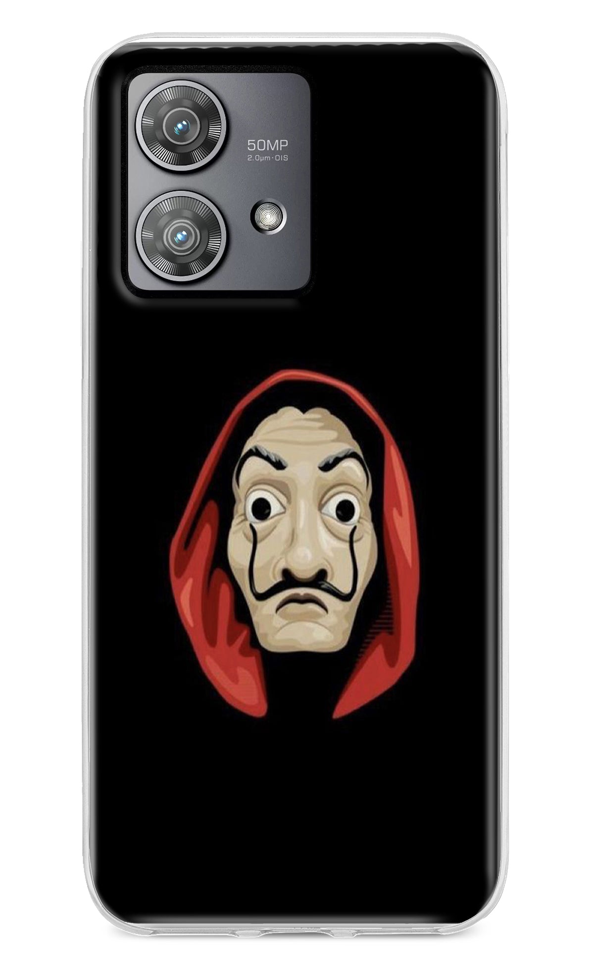 Money Heist Moto Edge 40 Neo Back Cover