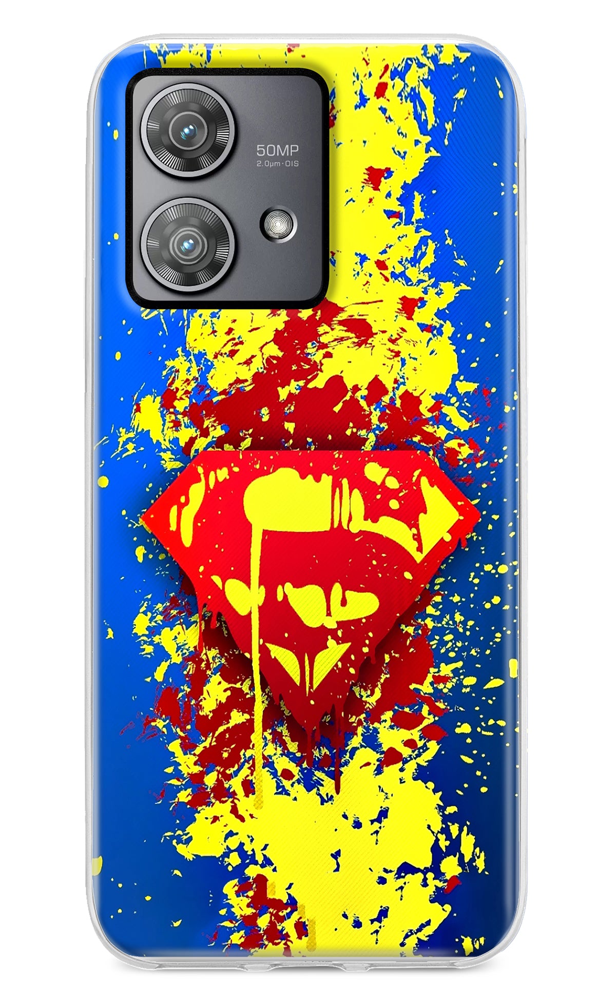 Superman logo Moto Edge 40 Neo Back Cover