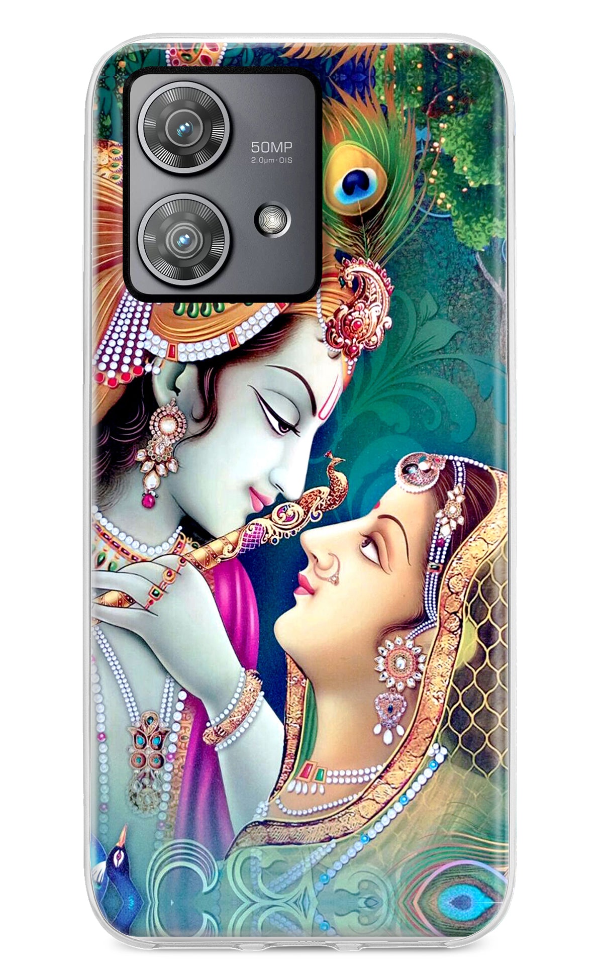 Lord Radha Krishna Moto Edge 40 Neo Back Cover