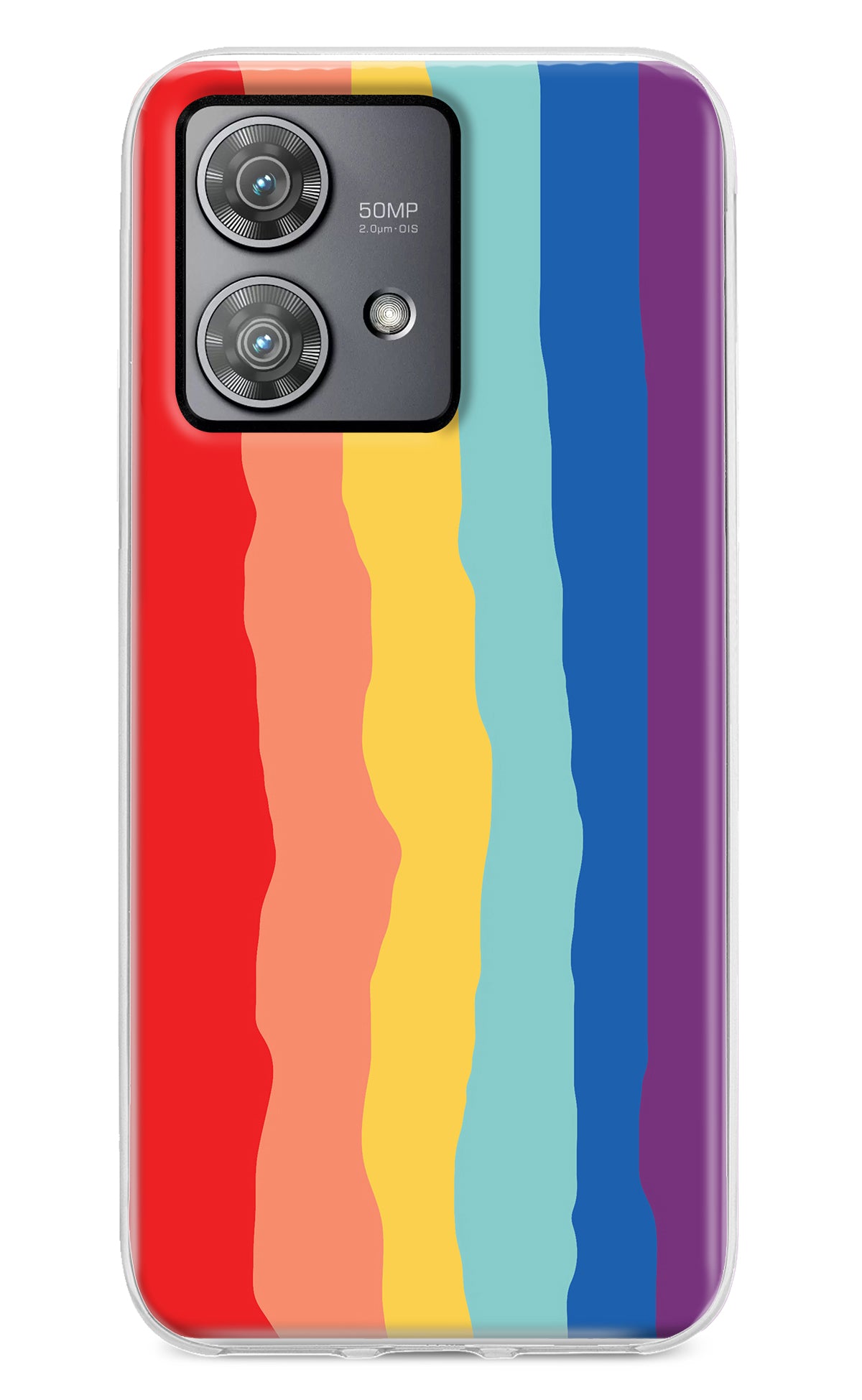 Rainbow Moto Edge 40 Neo Back Cover